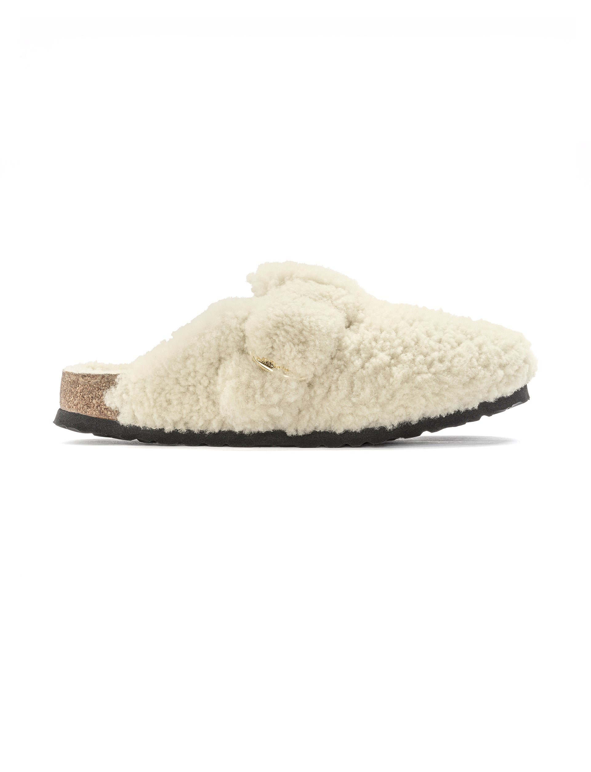 BIRKENSTOCK Boston BB Shearling Teddy Eggshell LAF