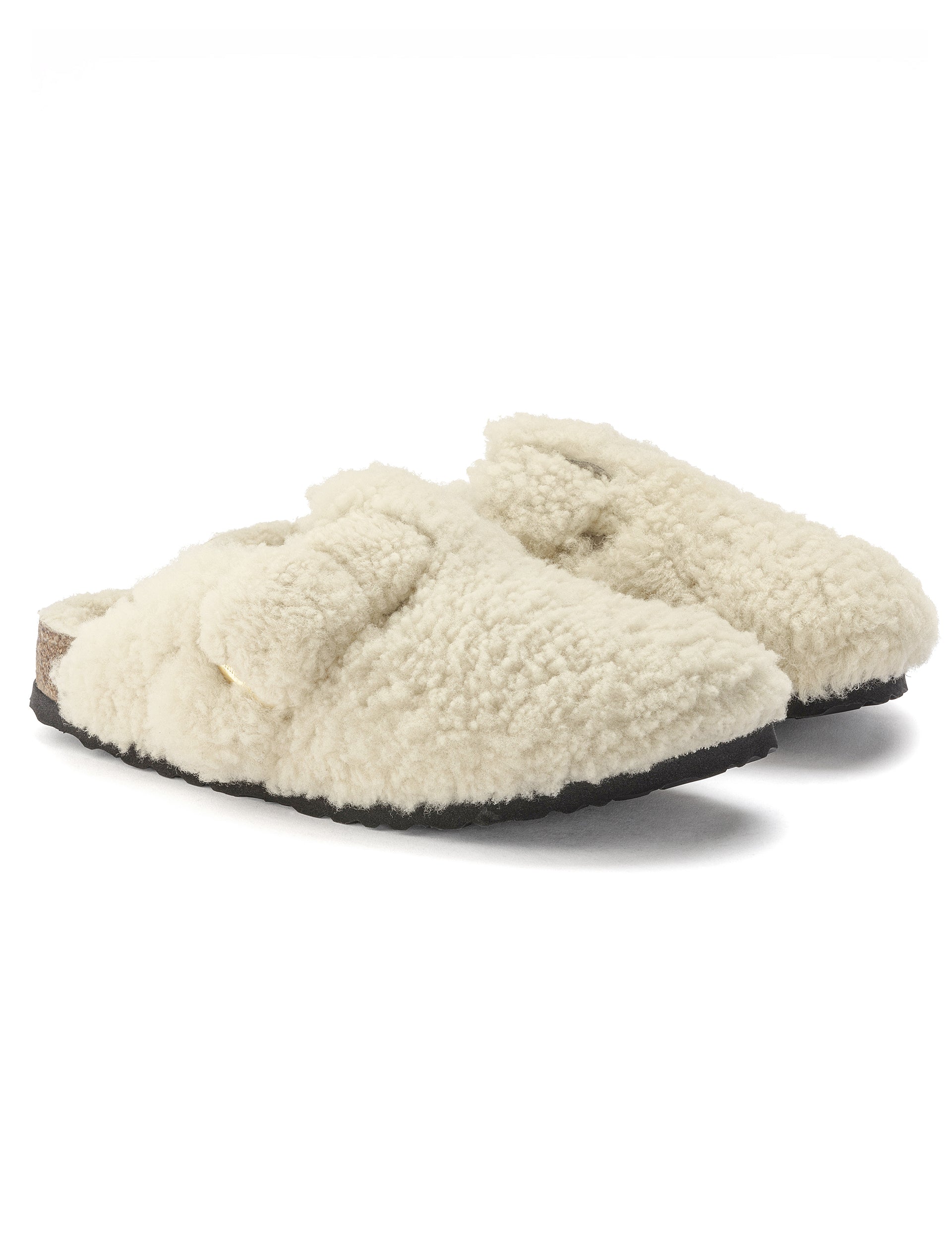BIRKENSTOCK Boston BB Shearling Teddy Eggshell LAF