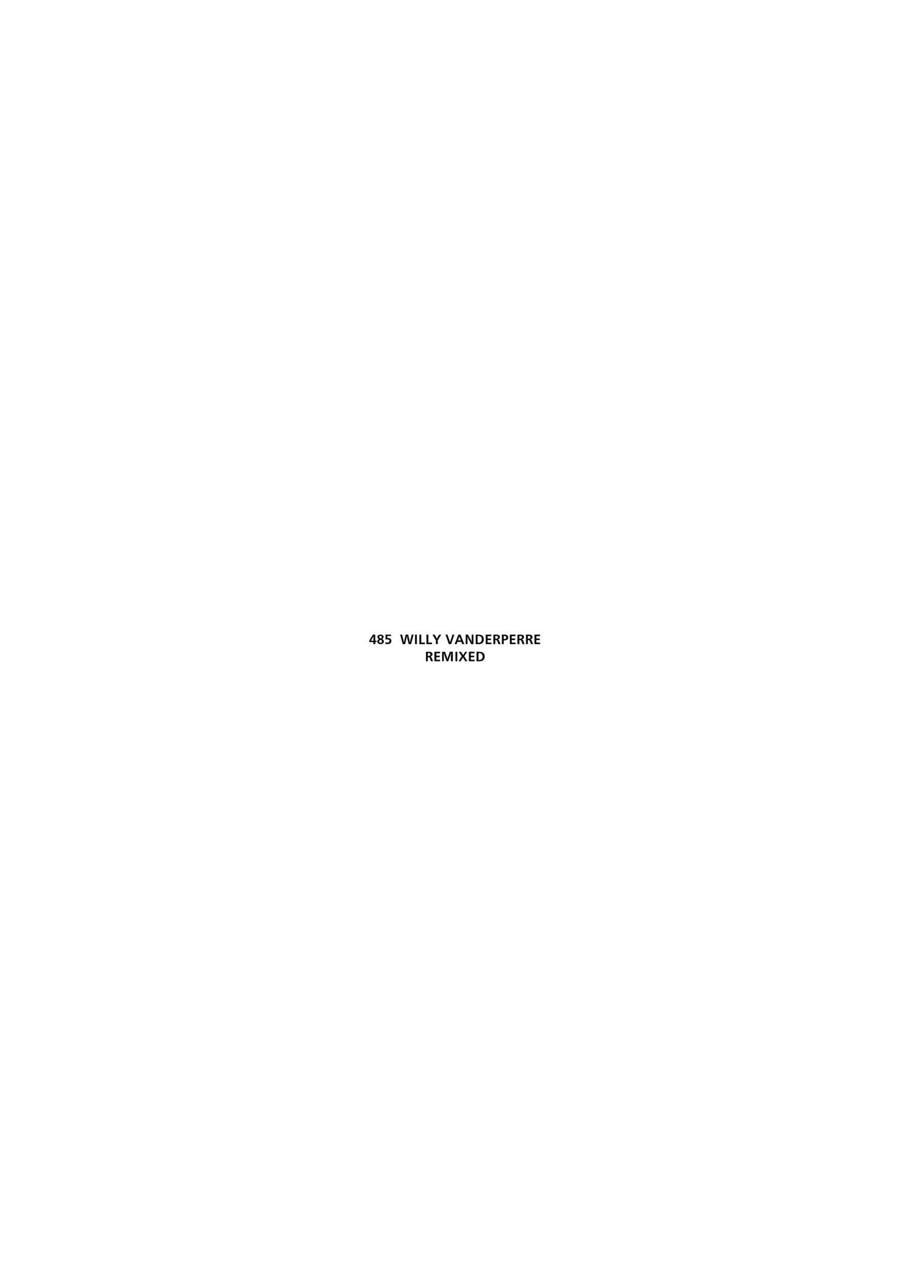 IDEA 865 WILLY VANDERPERRE