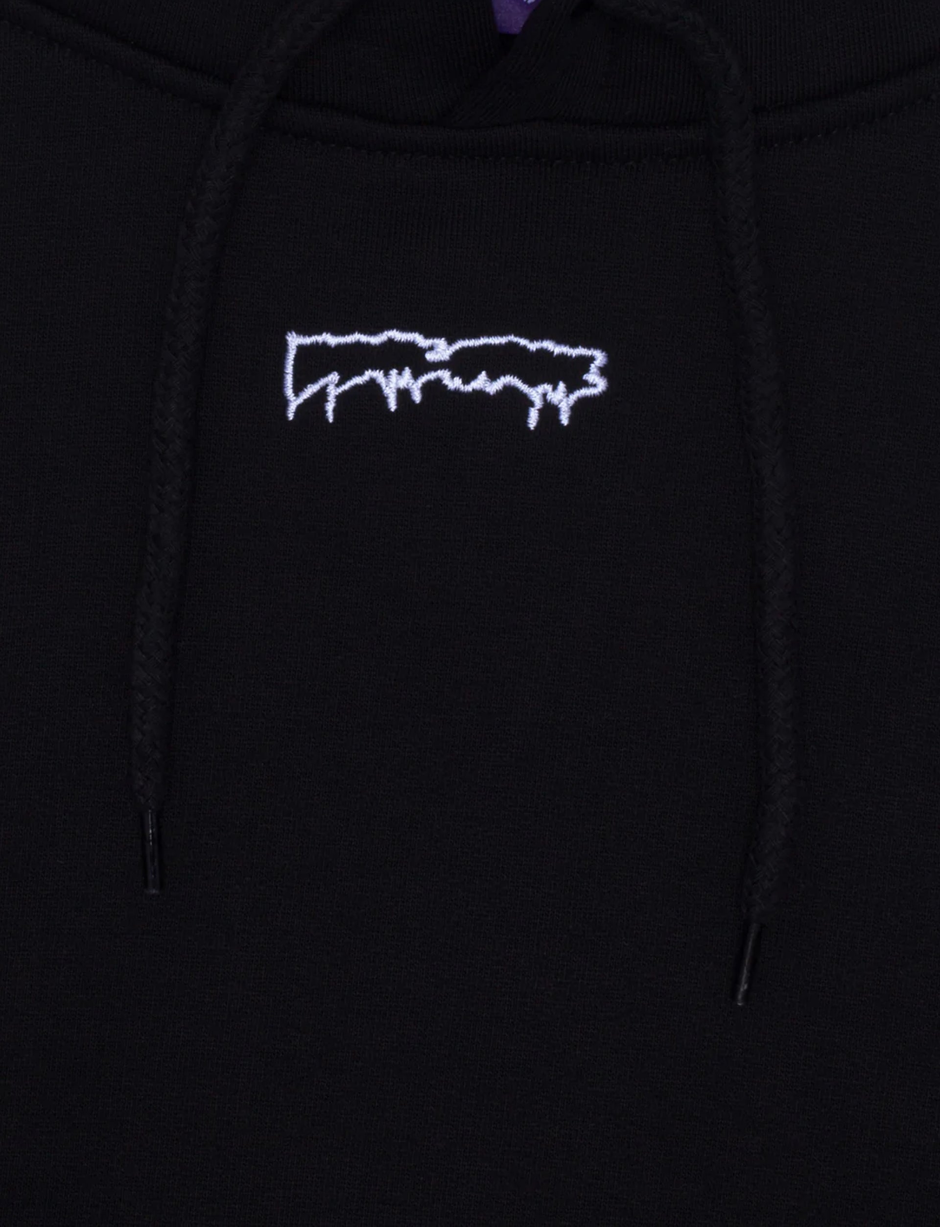 FUCKING AWESOME OUTLINE DRIP HOODIE BLACK