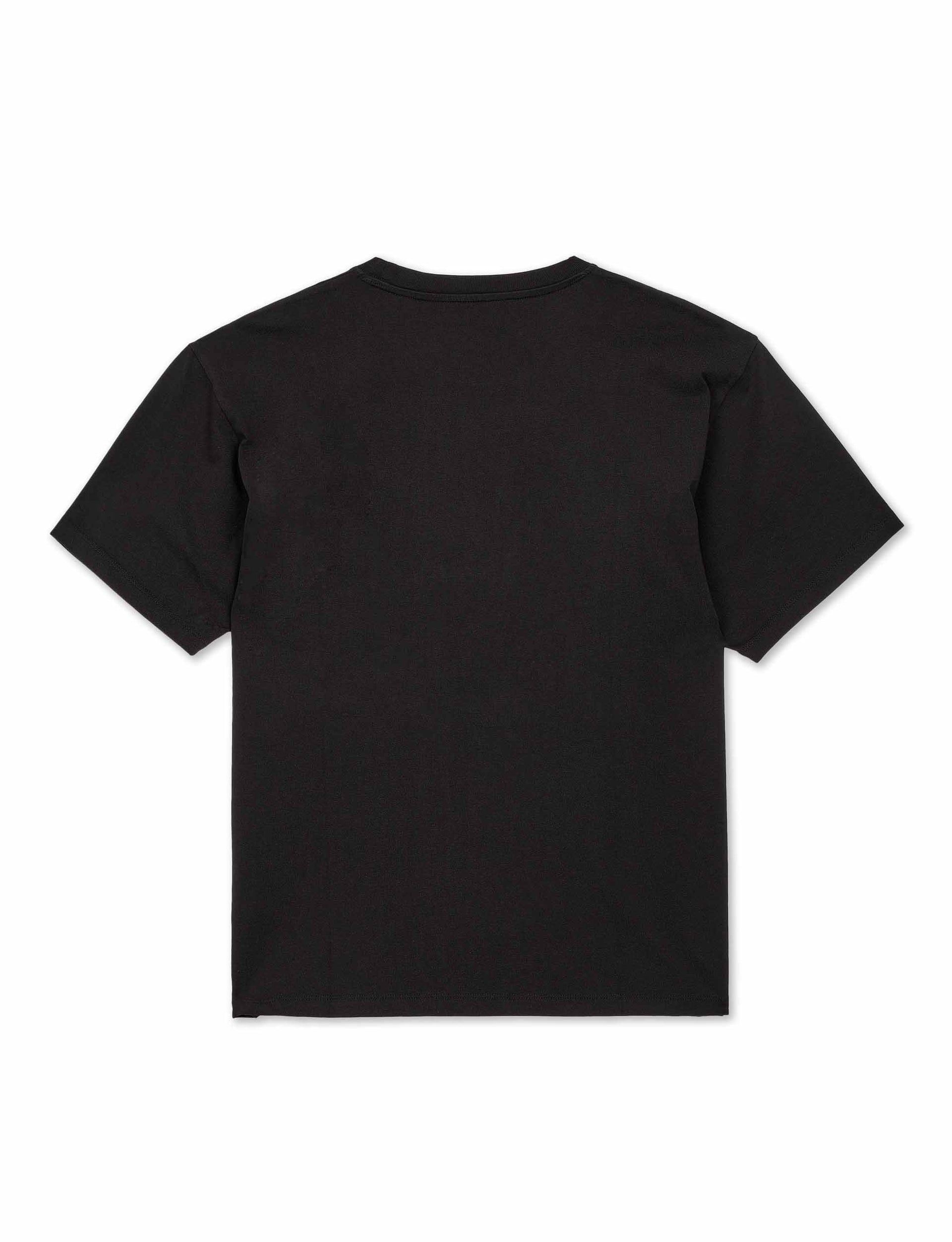 RASSVET MEN CAPTEK MULTI PRINT TSHIRT KNIT BLACK