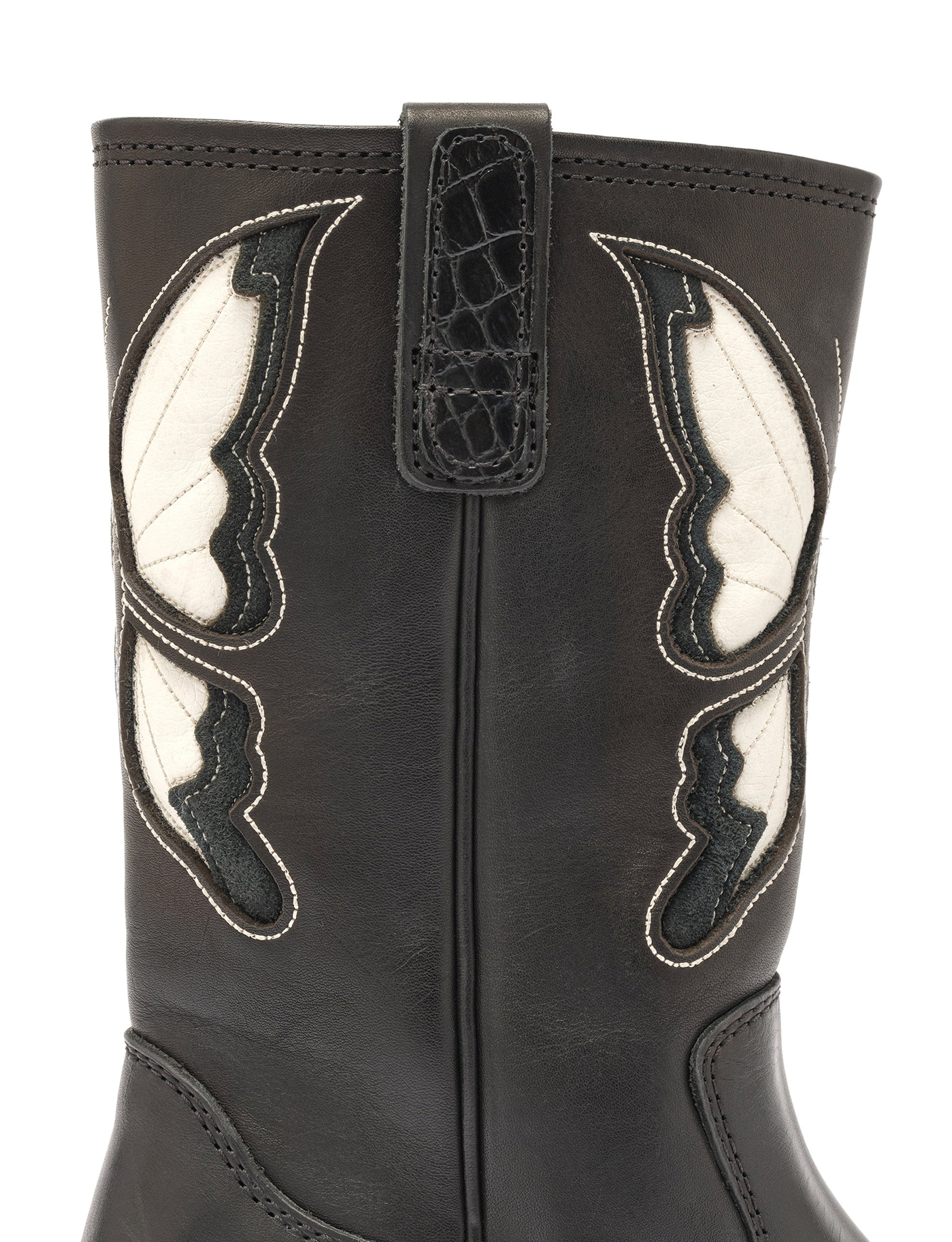 OUR LEGACY FLAT TOE BOOT SCHMETTERLING BLACK LEATHER