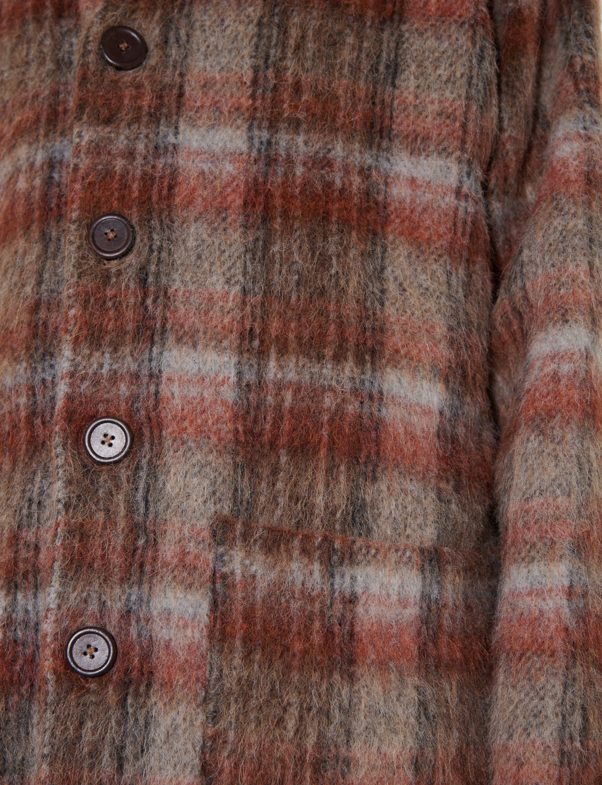OUR LEGACY CARDIGAN Ament Check Mohair