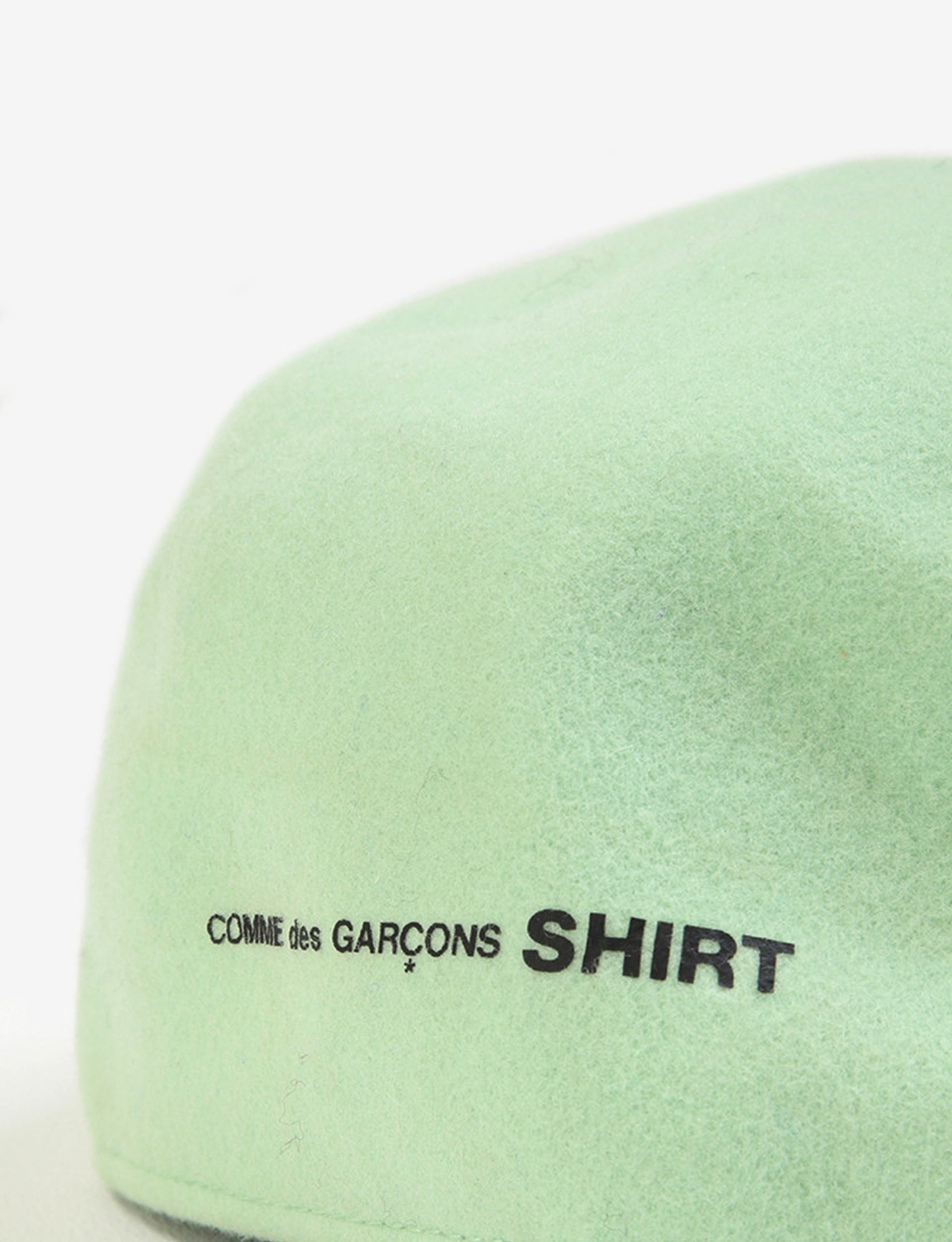 COMME DES GARÇONS SHIRT MENS HUNTING CAP PALE GREEN