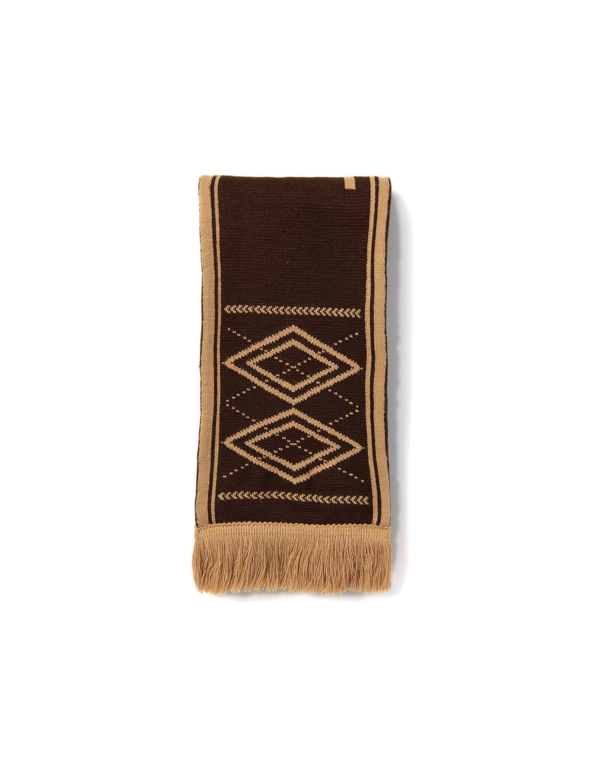 RASSVET MEN RASSVET SPORT SCARF KNIT BROWN