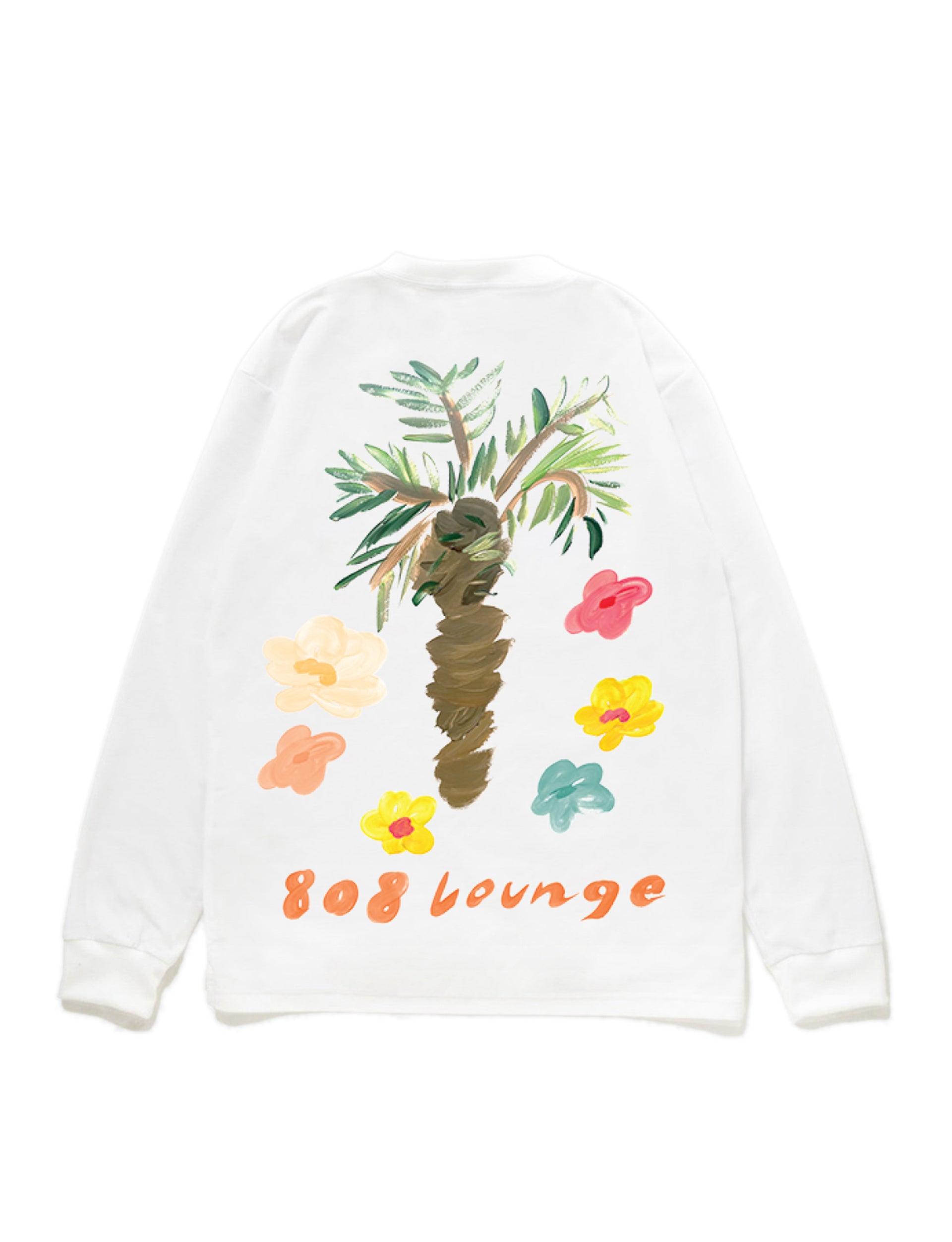 RECEPTION CLOTHING 808 TIKE BAR COTTON SINGLE JERSEY WHITE