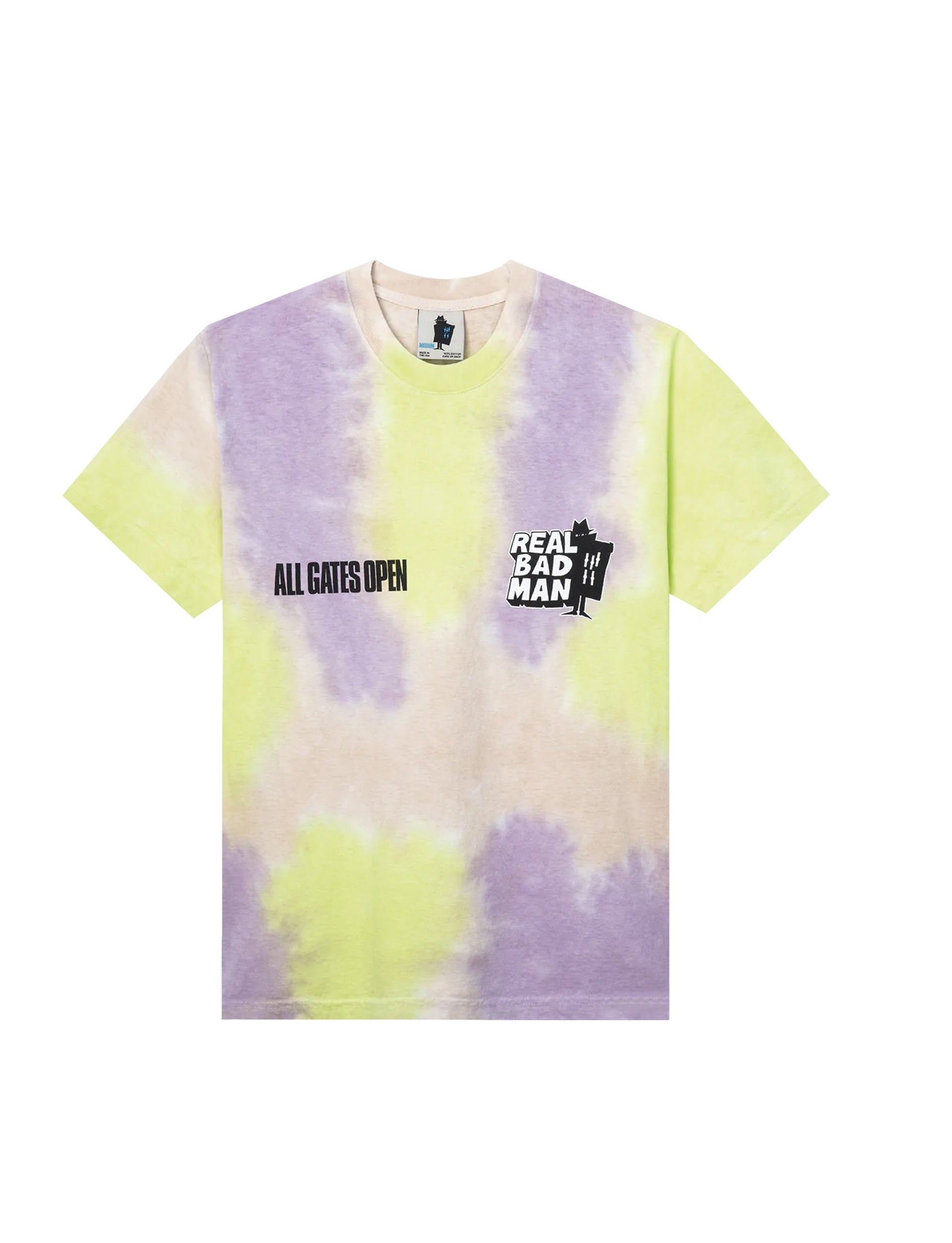 REAL BAD MAN All Gates Open T-Shirt ALGAE