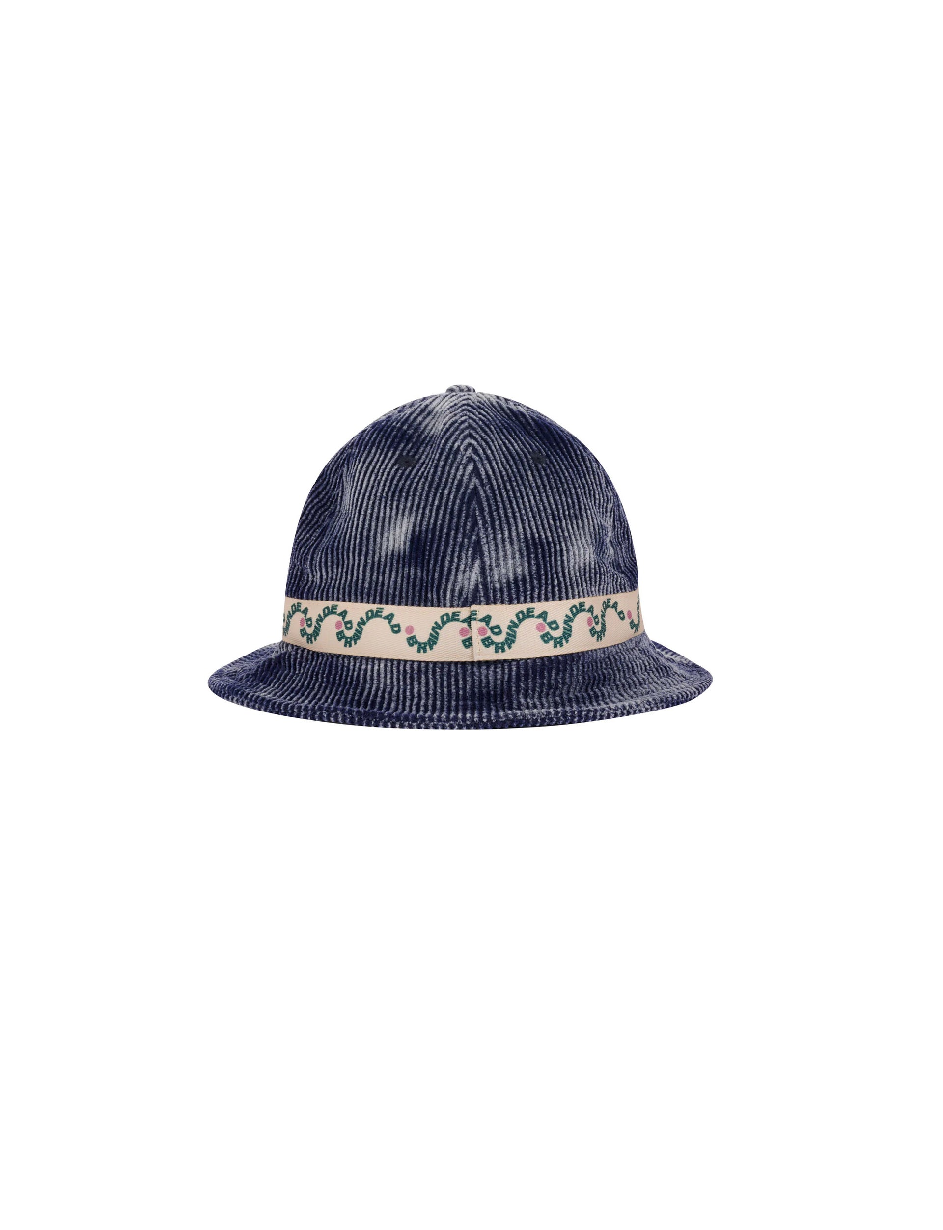 BRAIN DEAD WAVE BELL BUCKET HAT  NAVY