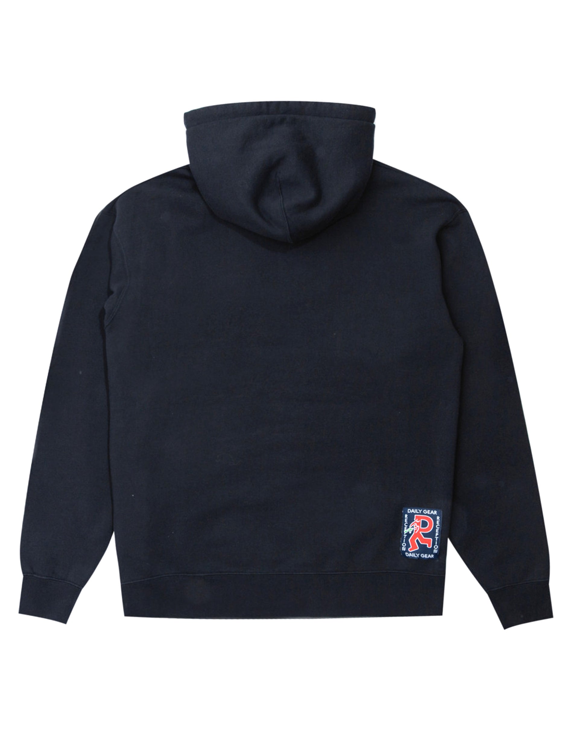 RECEPTION CLOTHING HOODED SWEAT ICON B COTTON BRUSH FLEECE