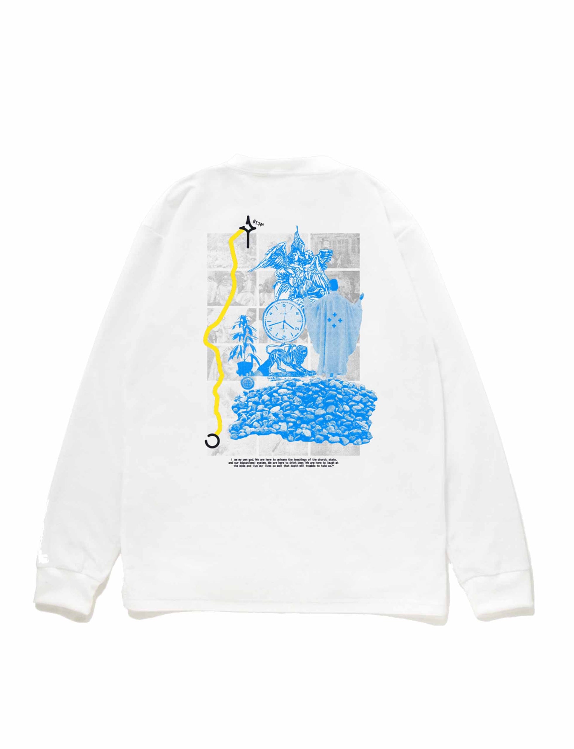 RECEPTION LS TEE KOTOR COTTON SINGLE JERSEY WHITE