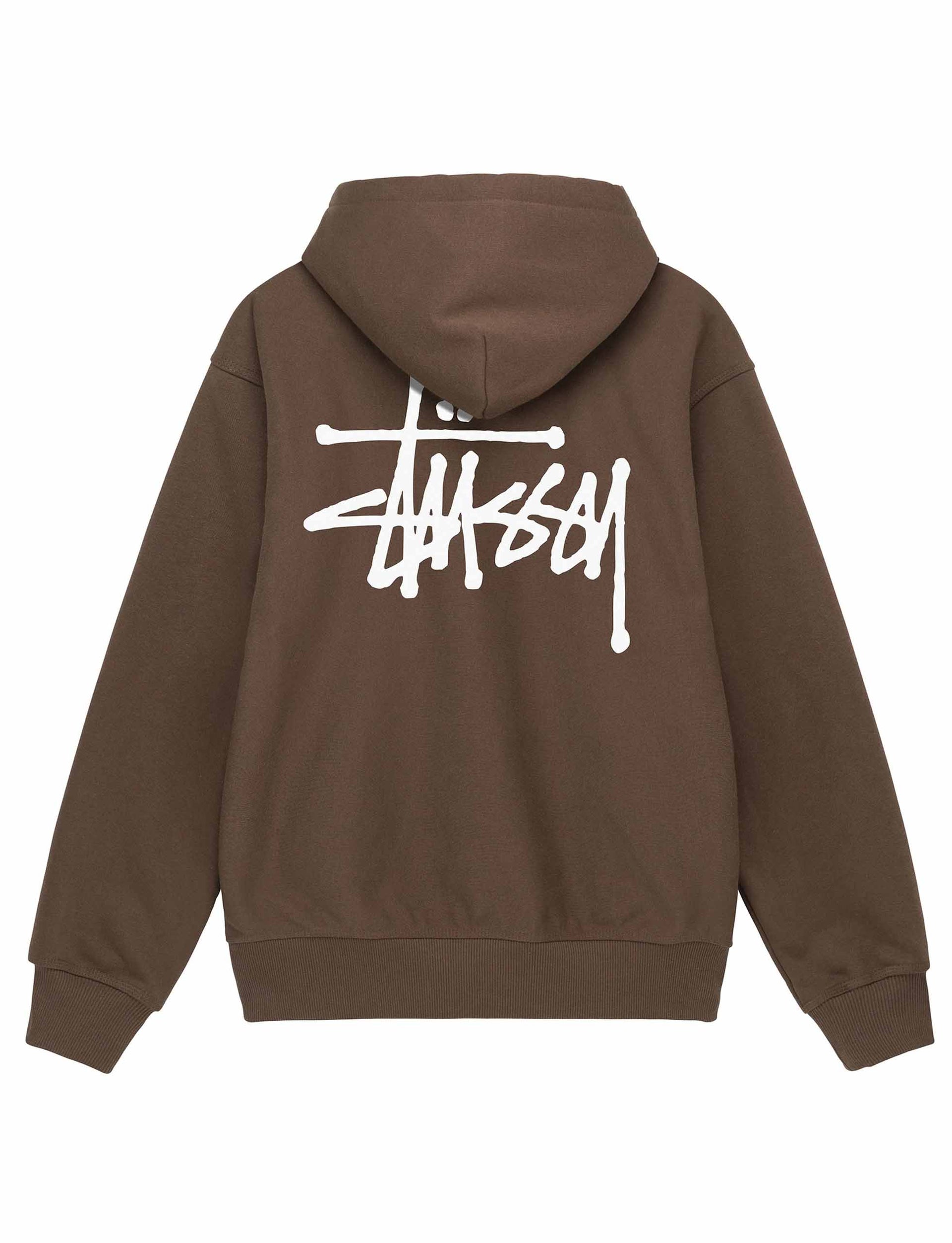 STÜSSY Basic Hood COFFEE