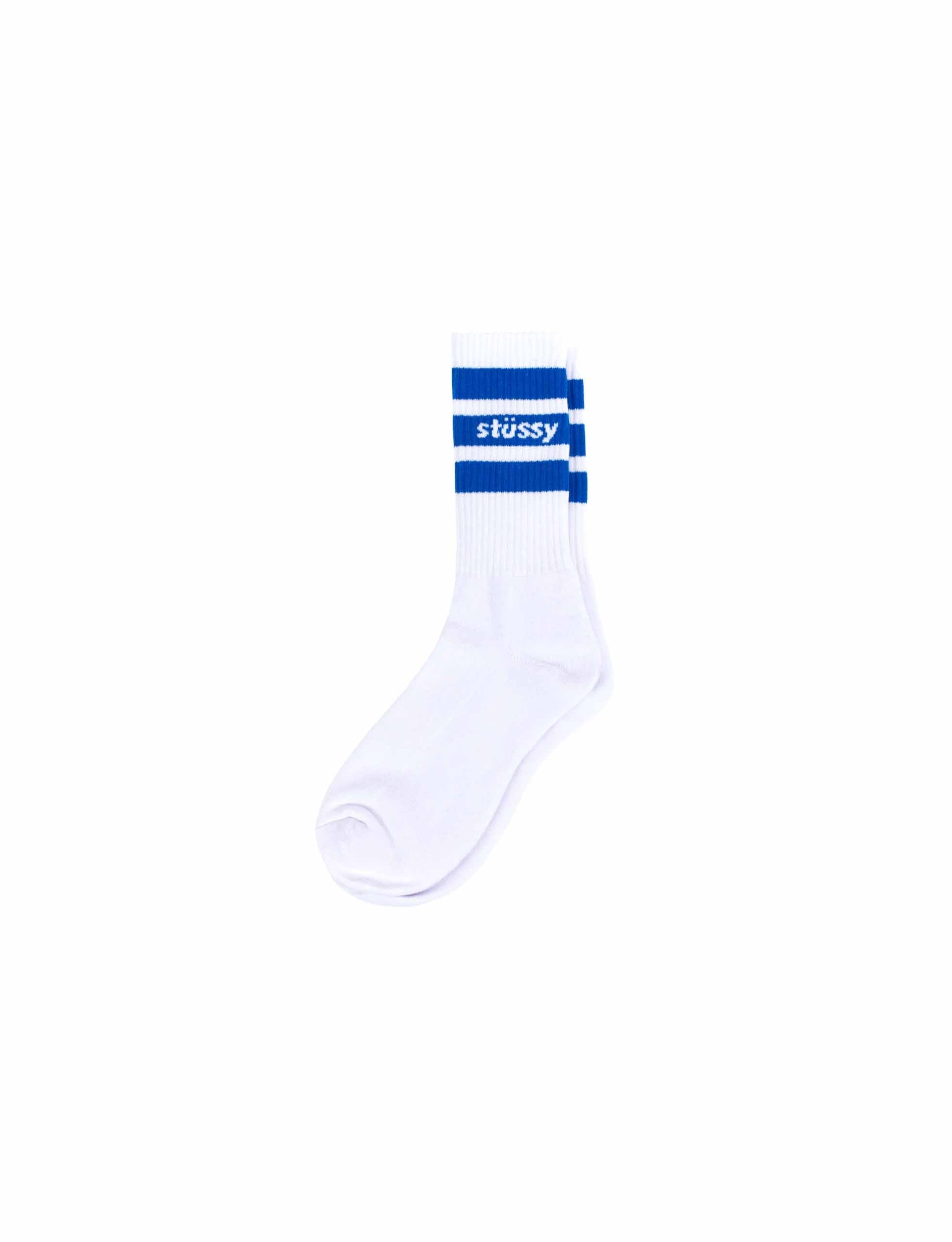 STÜSSY Stripe Crew Socks BLUE
