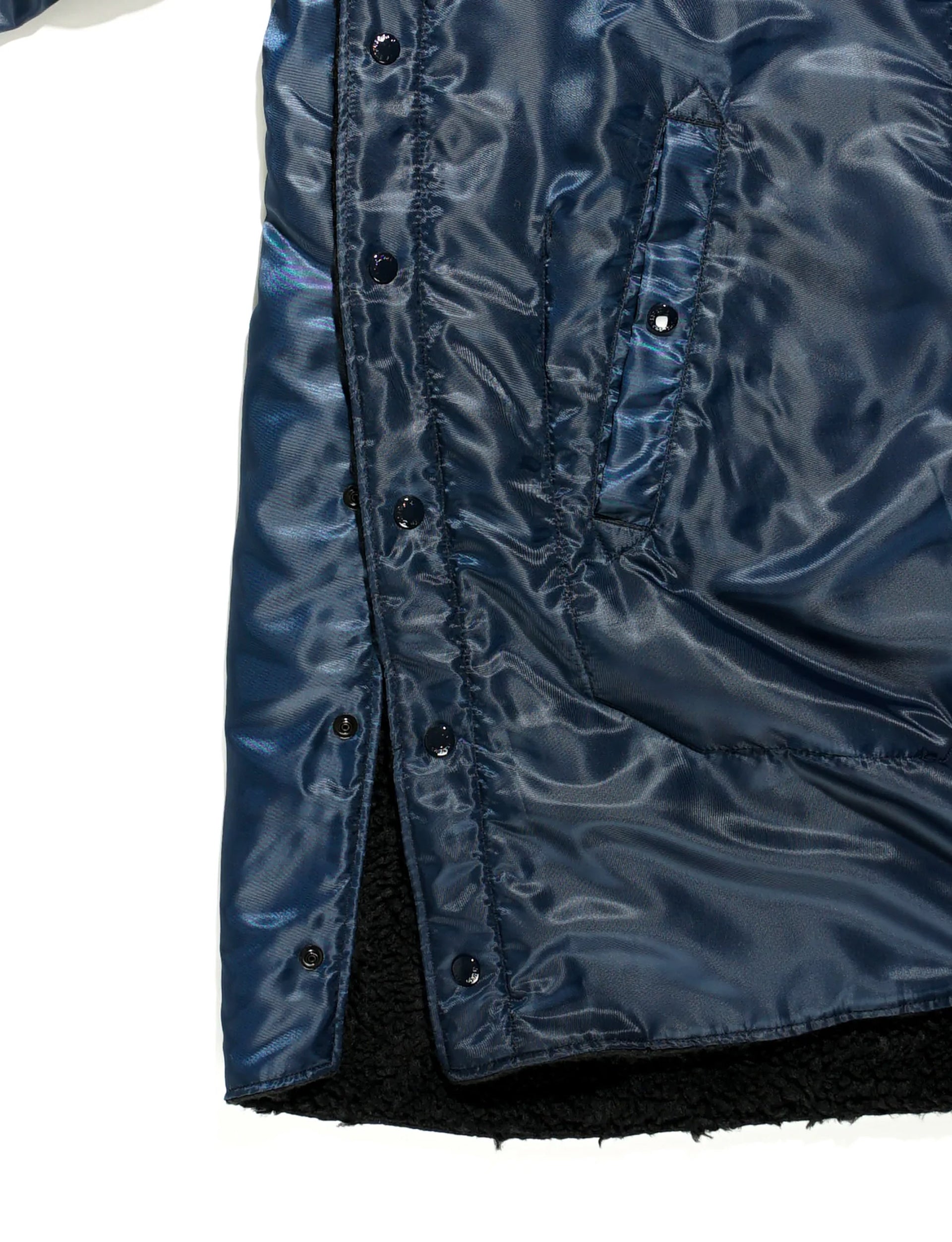 ENGINEERED GARMENTS Liner Jacket Navy Polyester Pilot Twill