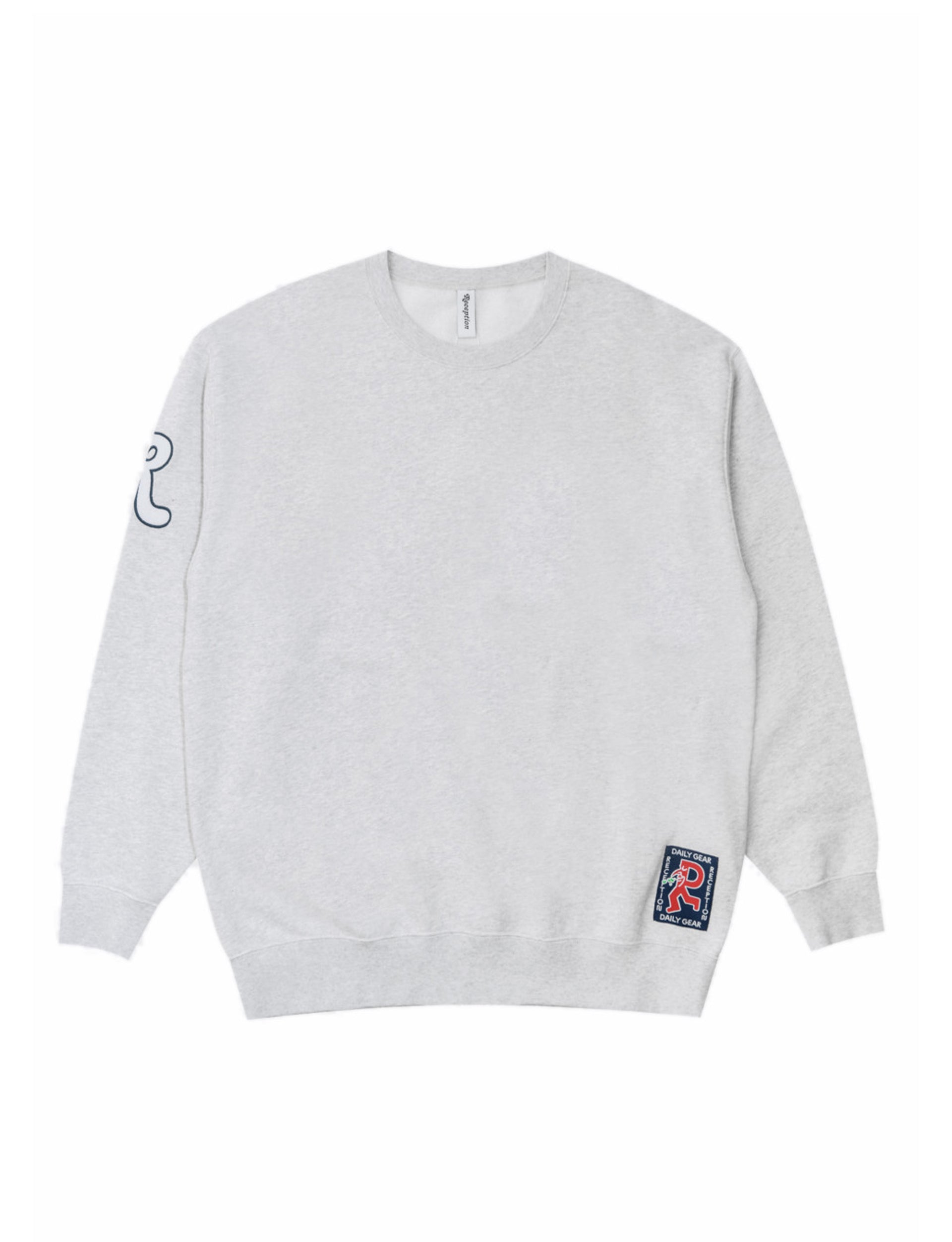 RECEPTION CLOTHING CLUB SWEAT ICON A COTTON BRUSH FLEECE