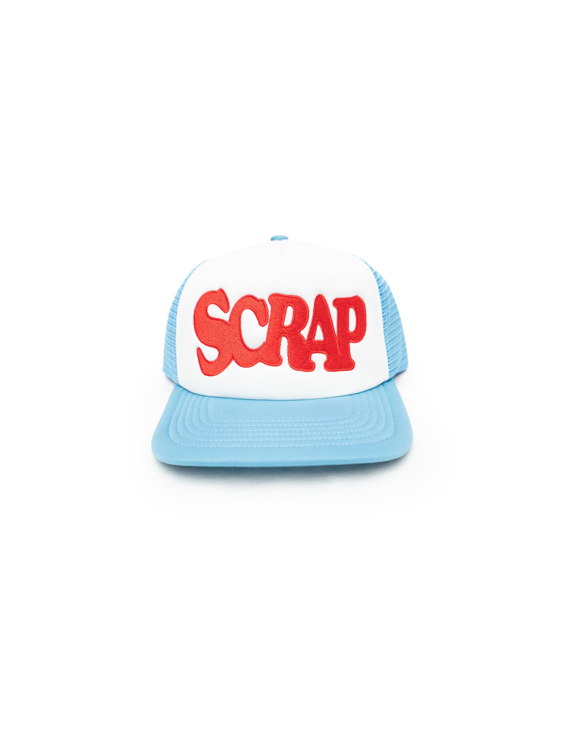 SCRAP WORLD SCRAP BLUE TRUCKER CAP