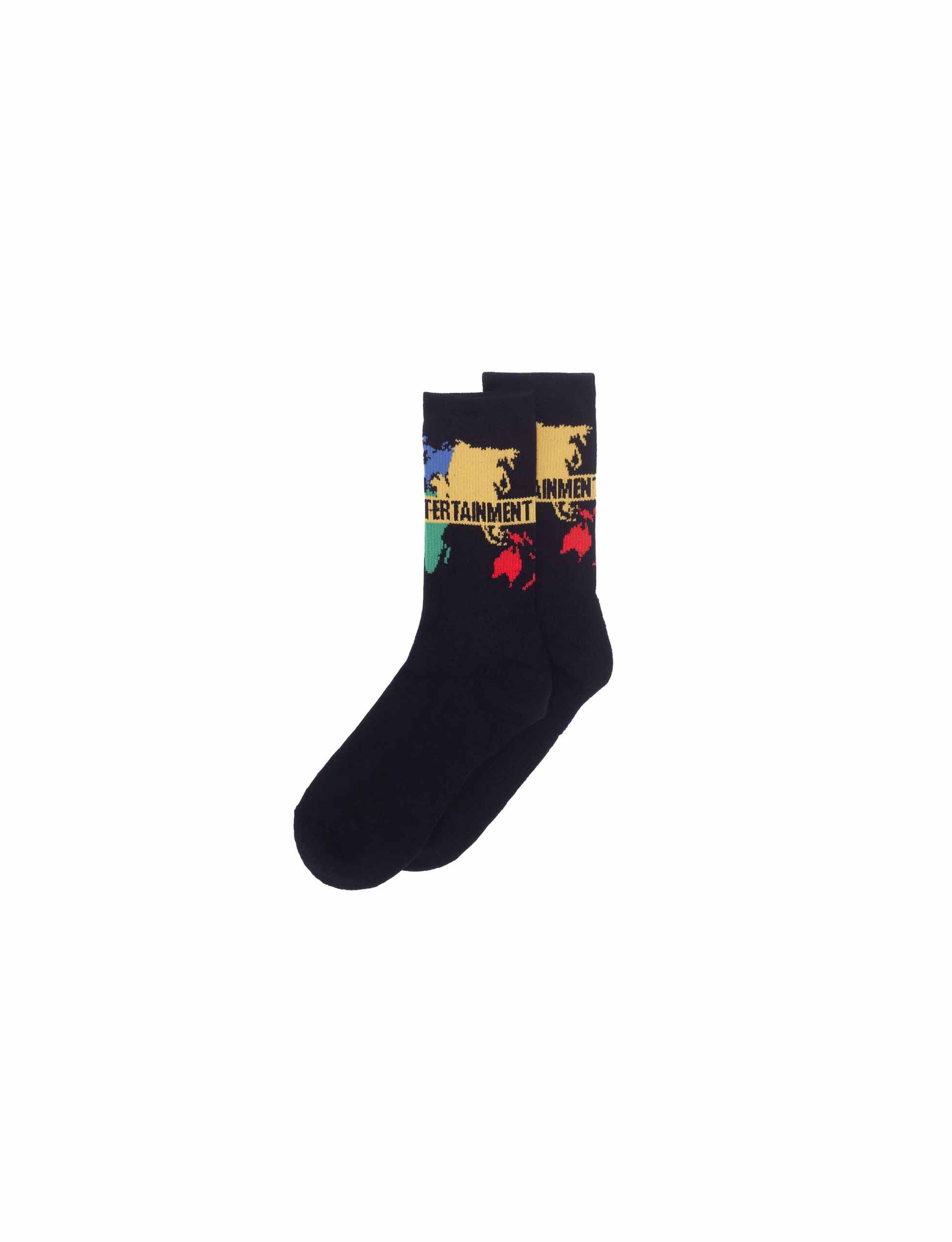 Fucking Awesome FA World Sock Black