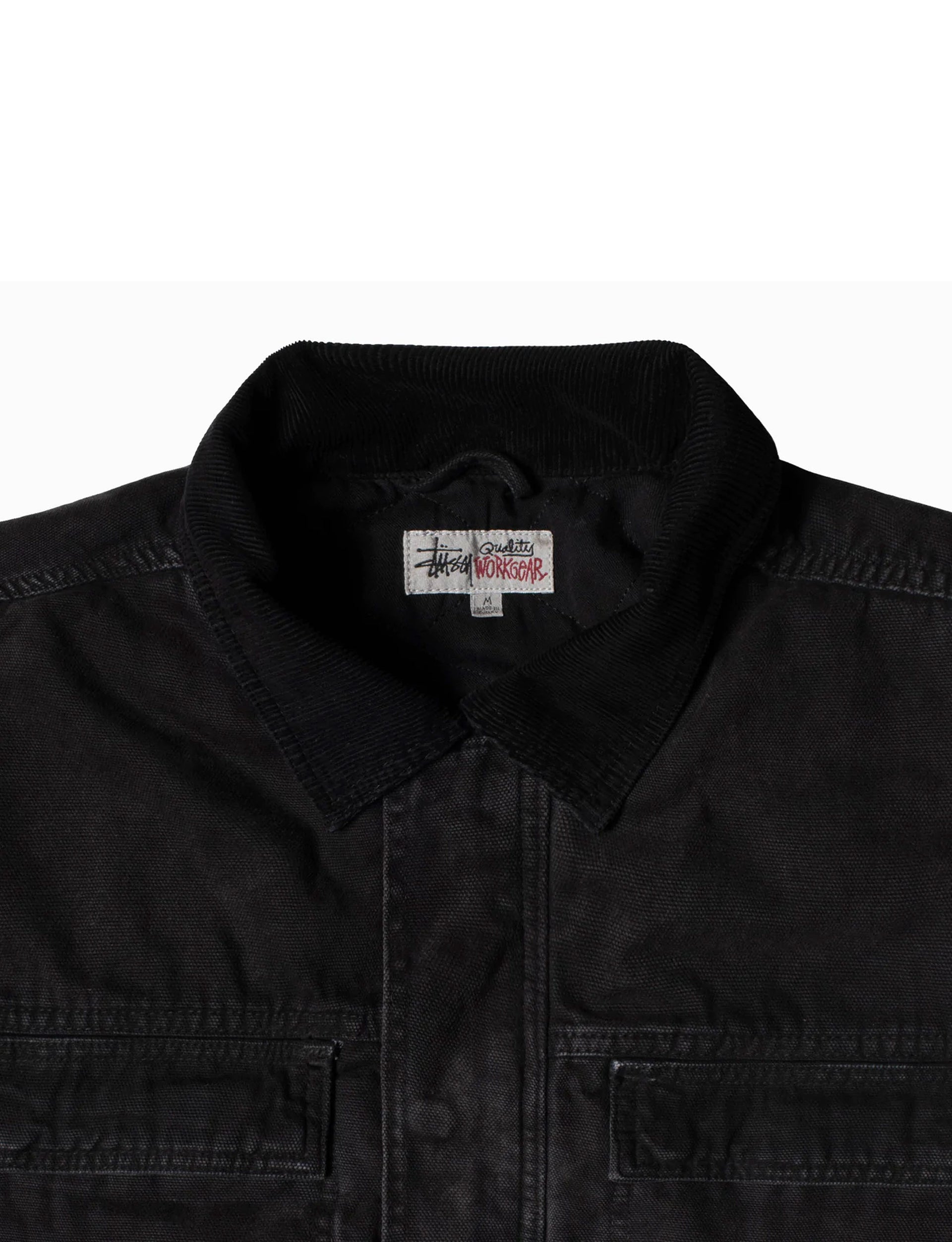 STÜSSY WASHED CANVAS SHOP JACKET