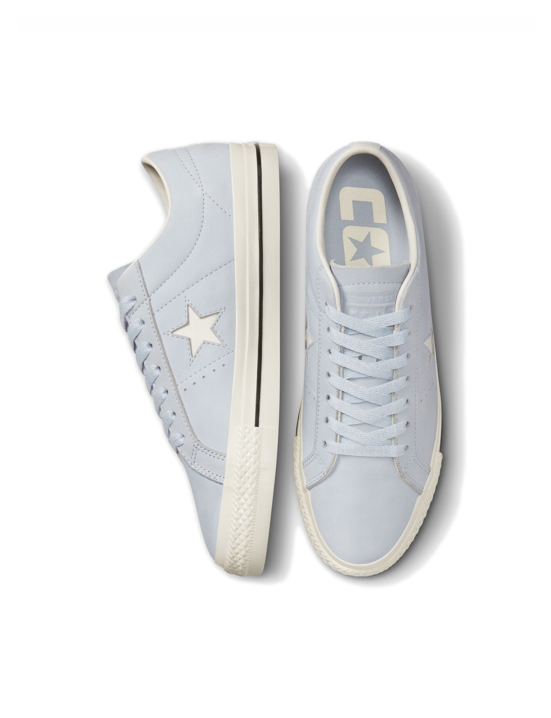 CONVERSE One Star Pro Nubuck Leather Ghosted/Egret/Black