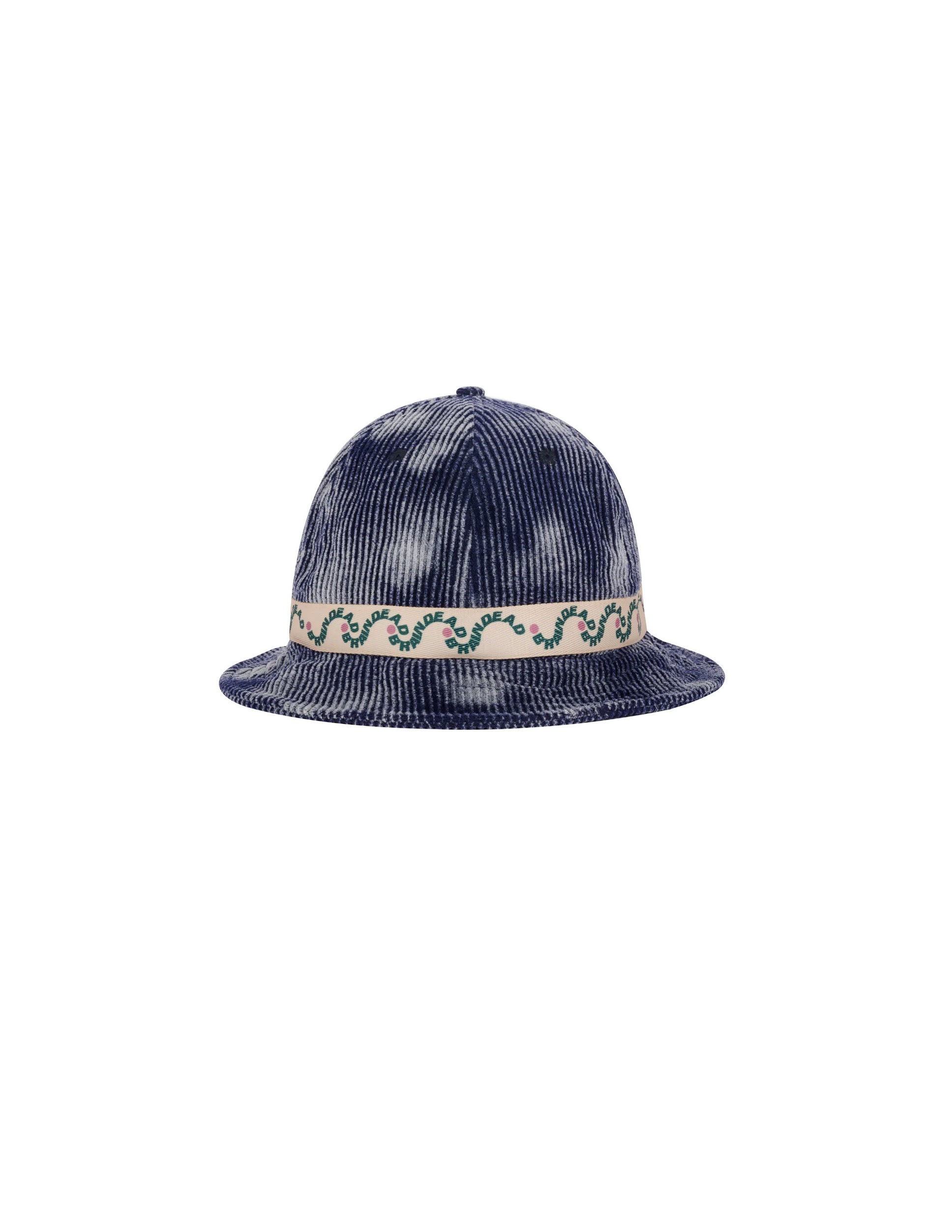 BRAIN DEAD WAVE BELL BUCKET HAT  NAVY
