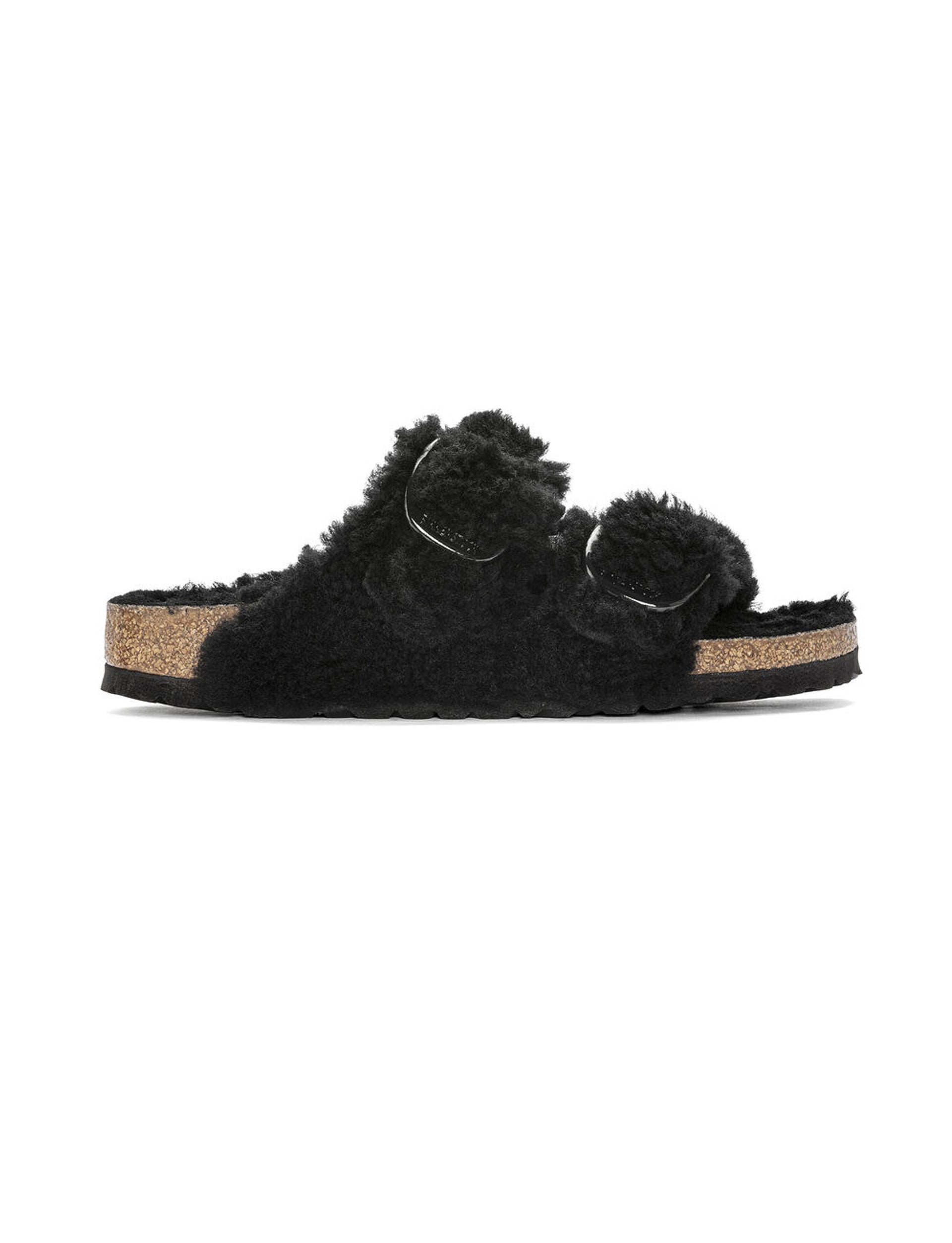 BIRKENSTOCK Arizona Big Buckle Shearling BLACK
