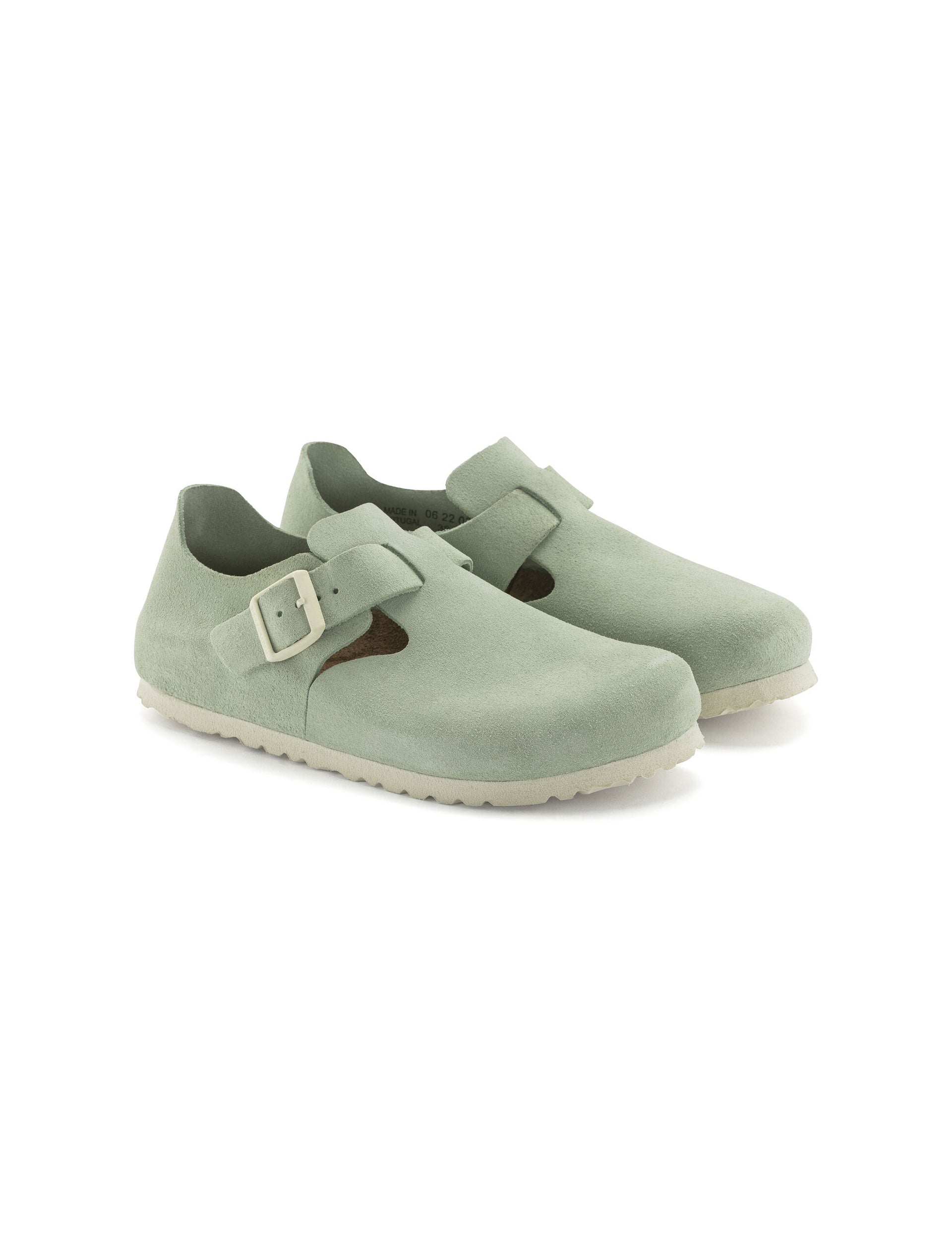 BIRKENSTOCK LONDON SUEDE MATCHA