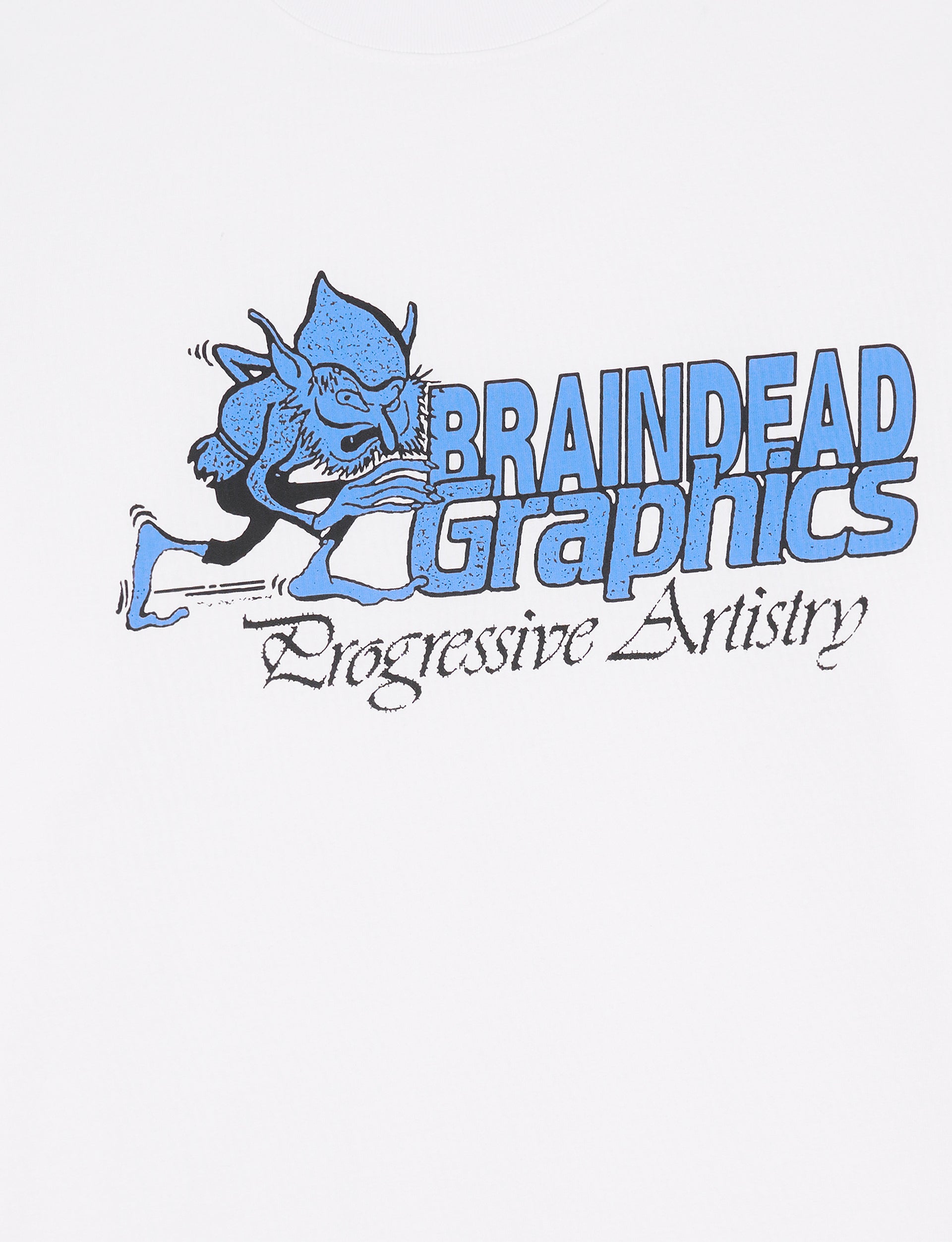 BRAIN DEAD Progressive Artistry T-shirt WHITE