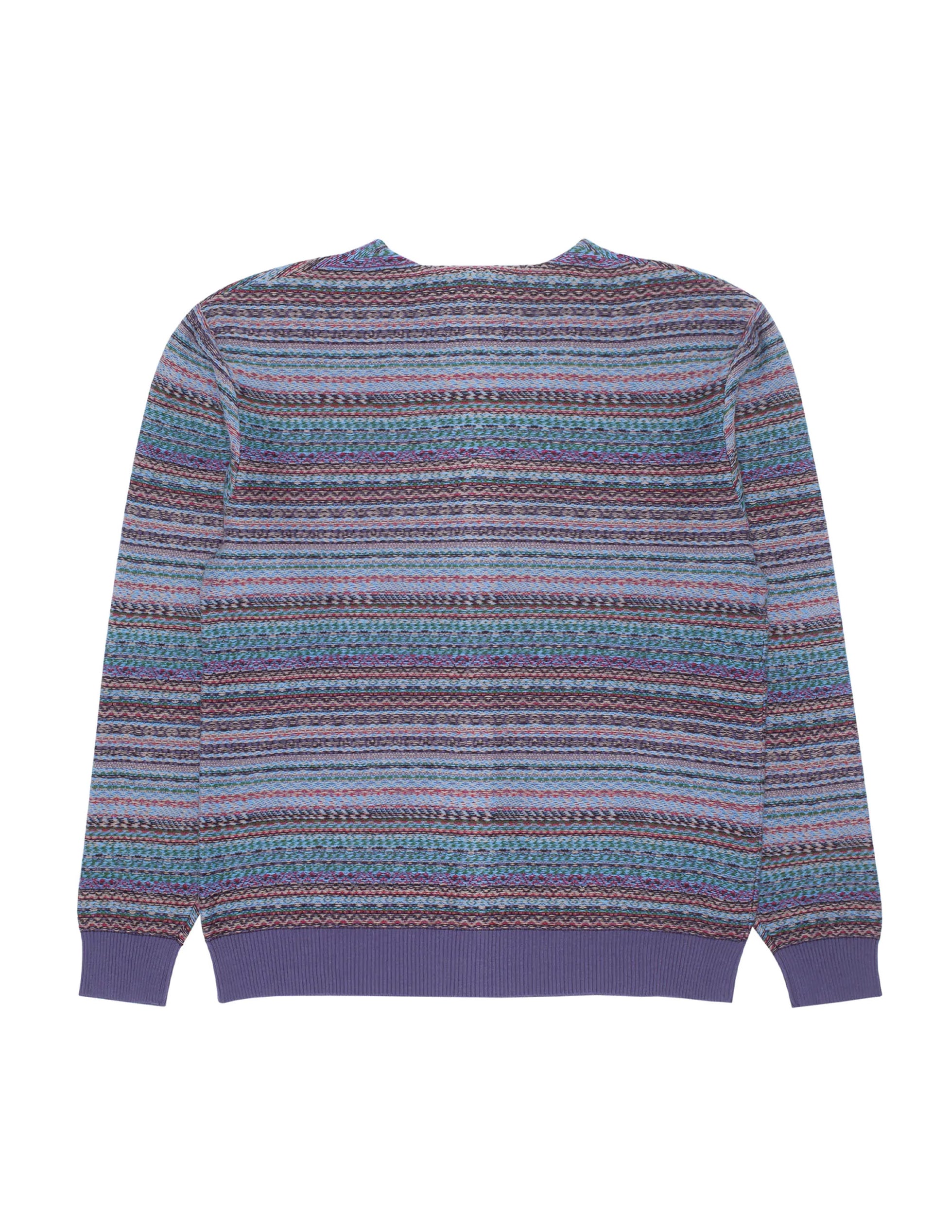 FUCKING AWESOME DILL PAINTING INTARSIA CARDIGAN