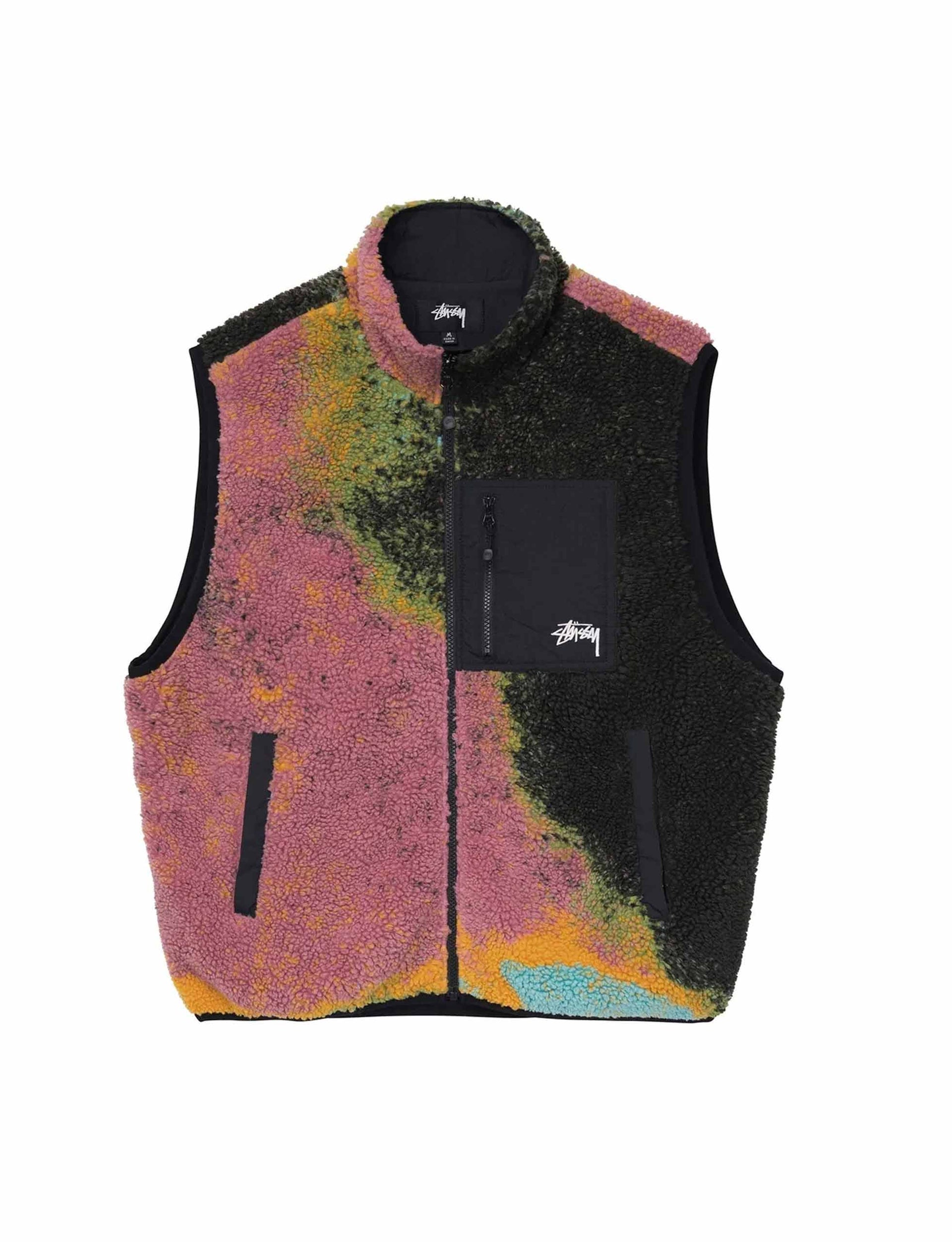 STÜSSY Jacquard Dye Sherpa Vest