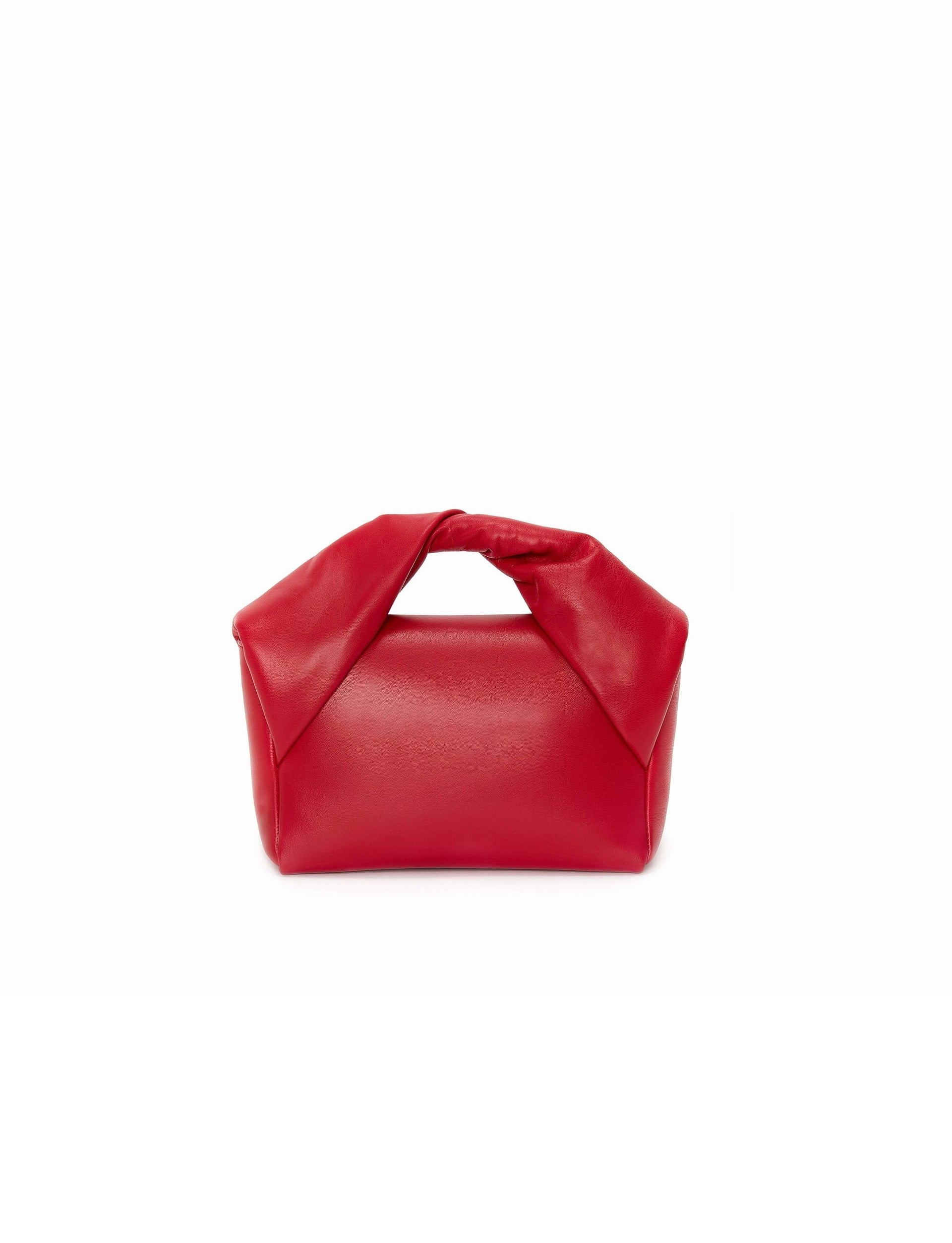 JW ANDERSON MIDI TWISTER BAG RED