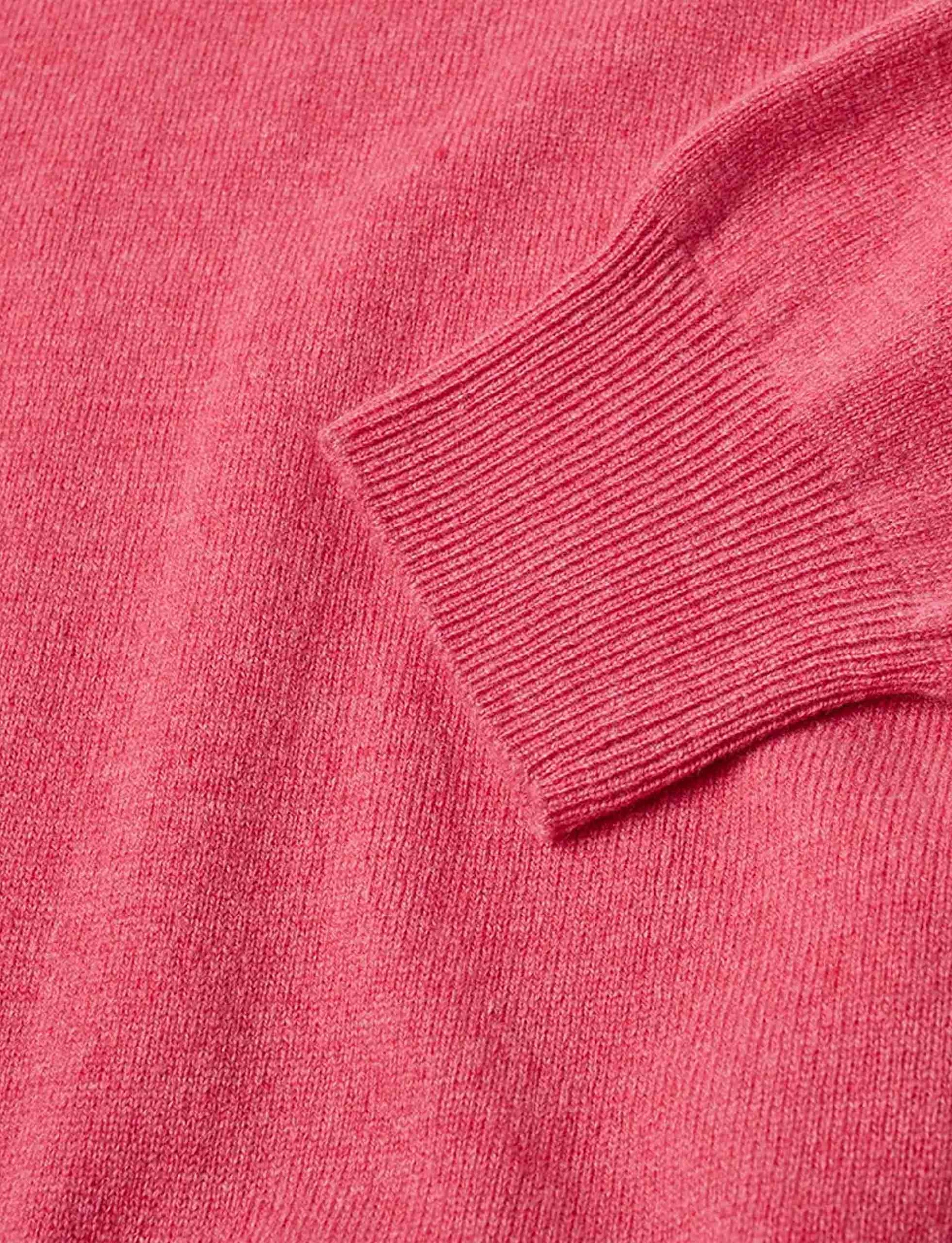 COMME DES GARCONS PLAY MEN LITTLE HEART V-NECK JUMPER PINK