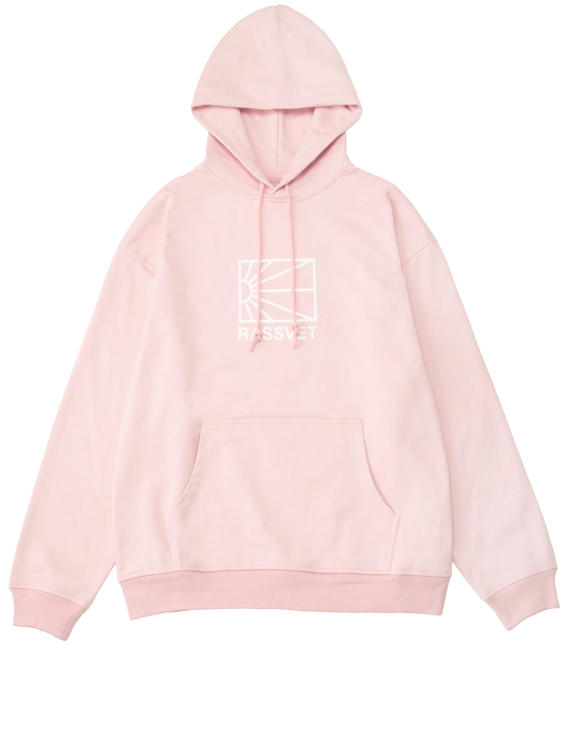 RASSVET LOGO HOODIE KNIT PINK