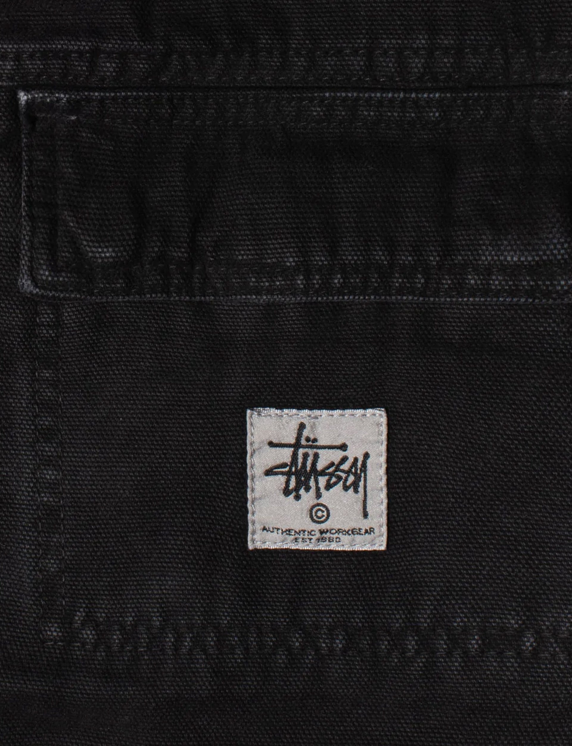 STÜSSY WASHED CANVAS SHOP JACKET