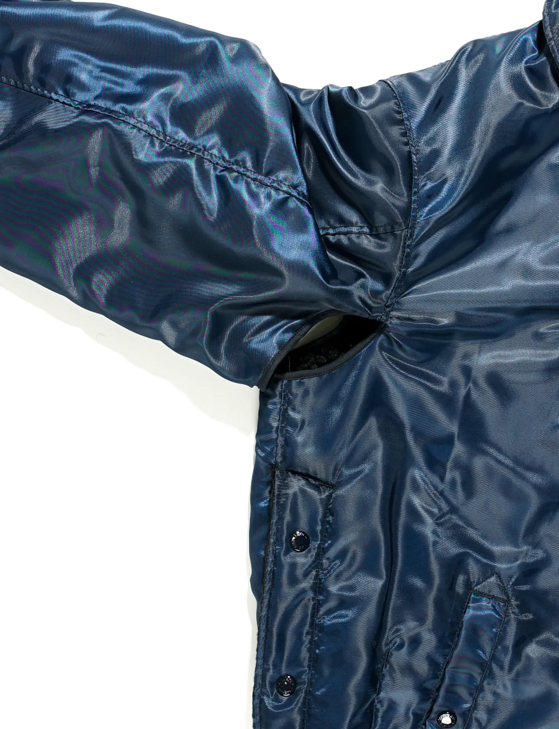 ENGINEERED GARMENTS Liner Jacket Navy Polyester Pilot Twill