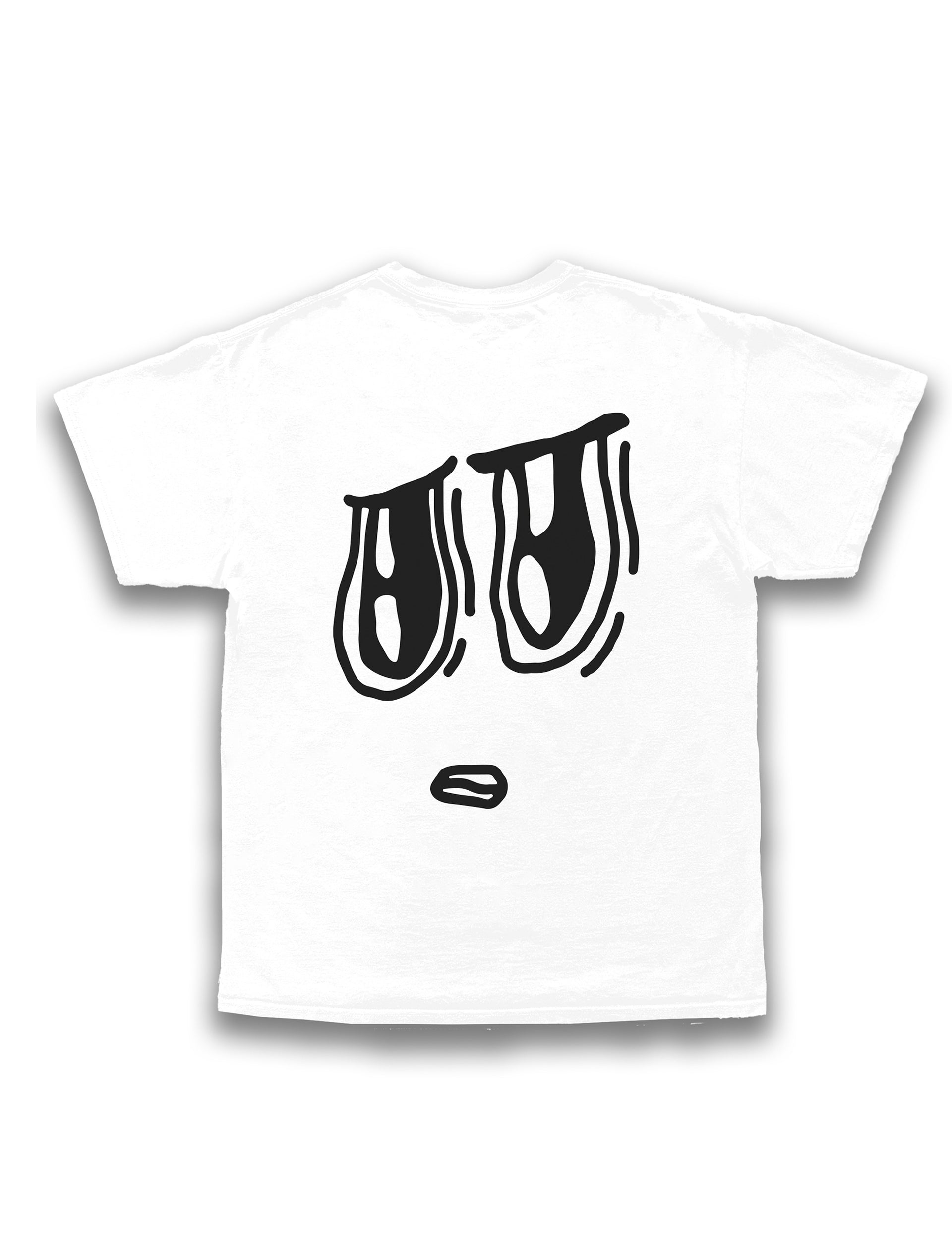 JIMENA AMARILLO DE LA CABEZA A LOS PIES WHITE FRONT T-SHIRT