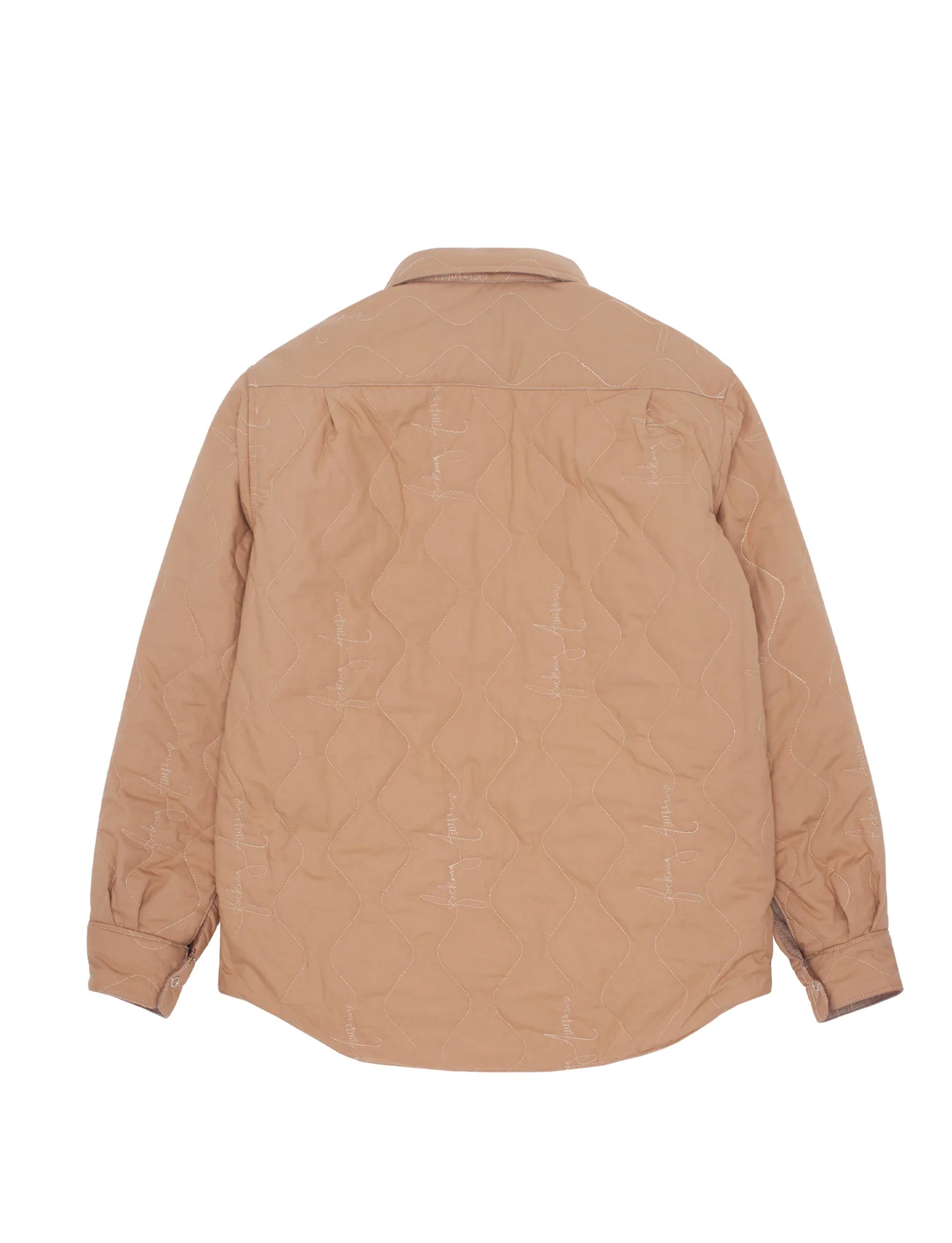 FUCKING AWESOME LIGHTWEIGHT REVERSIBLE FLANNEL JACKET TAN/BROWN