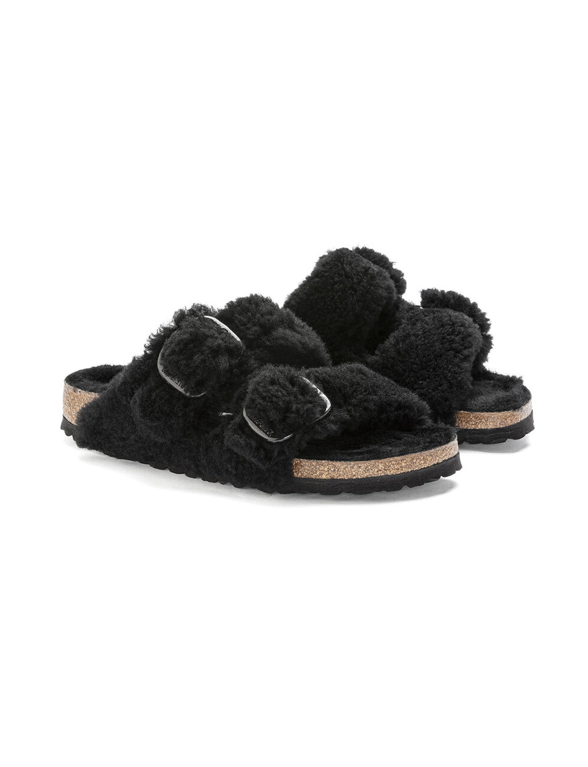 BIRKENSTOCK Arizona Big Buckle Shearling BLACK