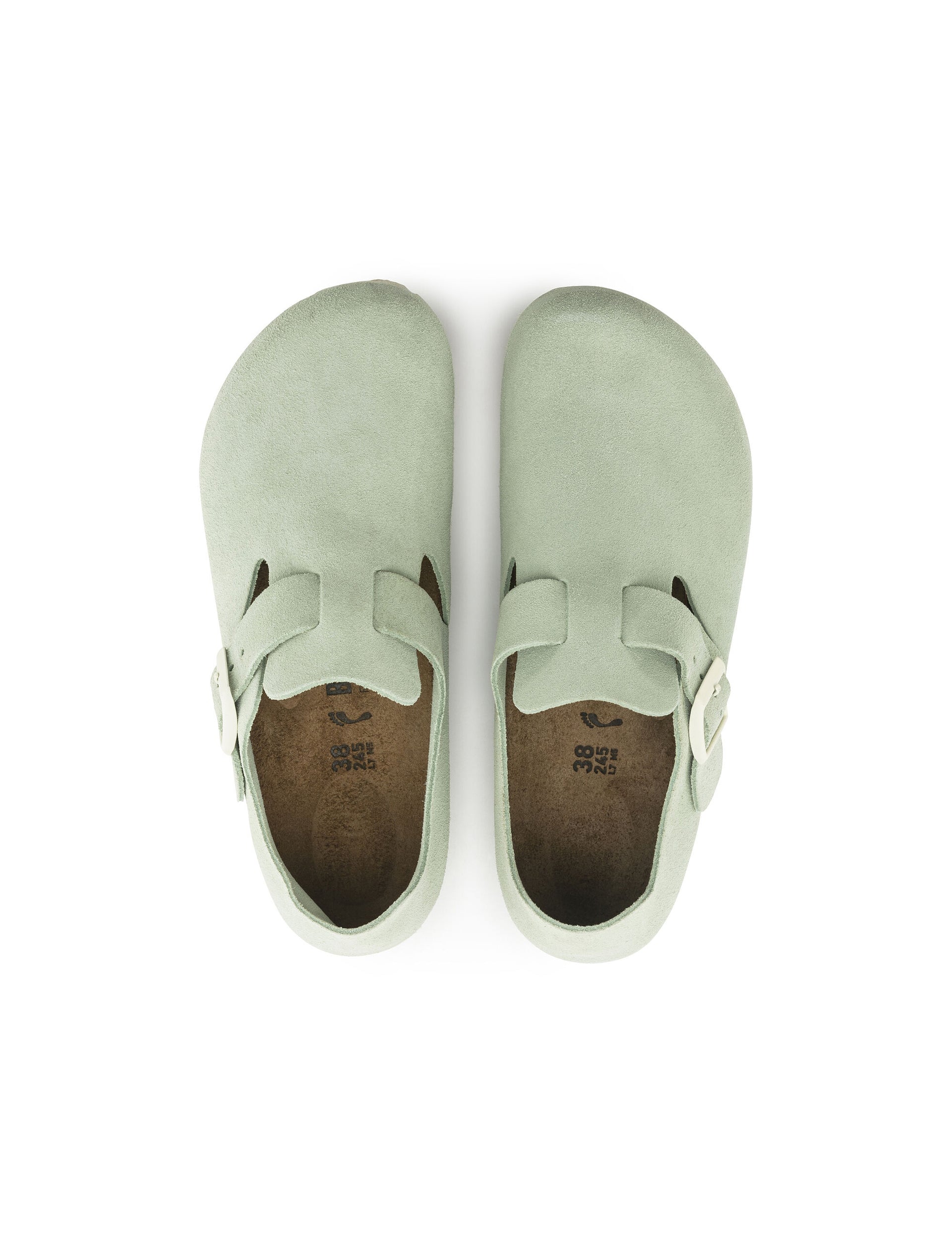 BIRKENSTOCK LONDON SUEDE MATCHA