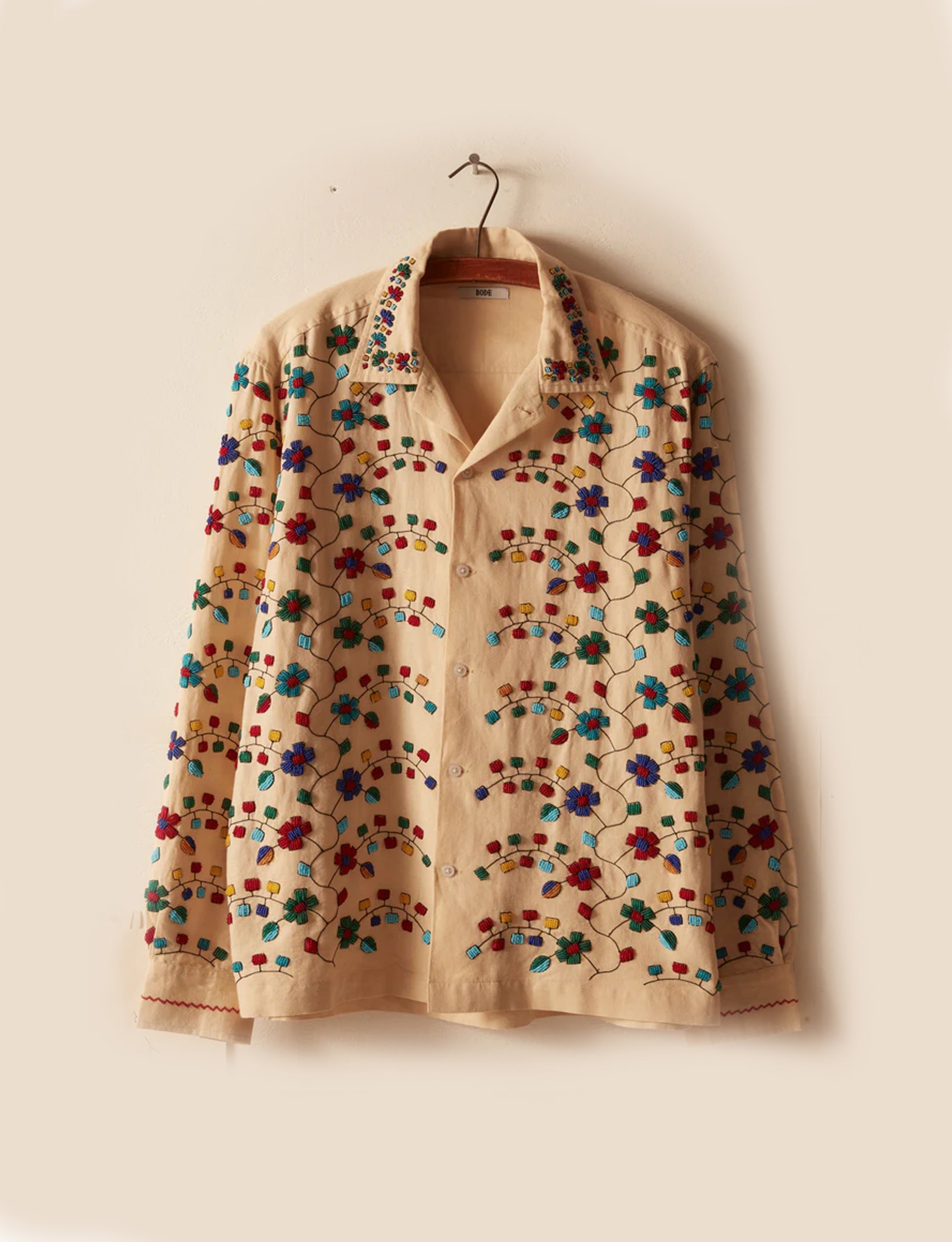 BODE BEADED TRAILING BLOSSOMSHIRT