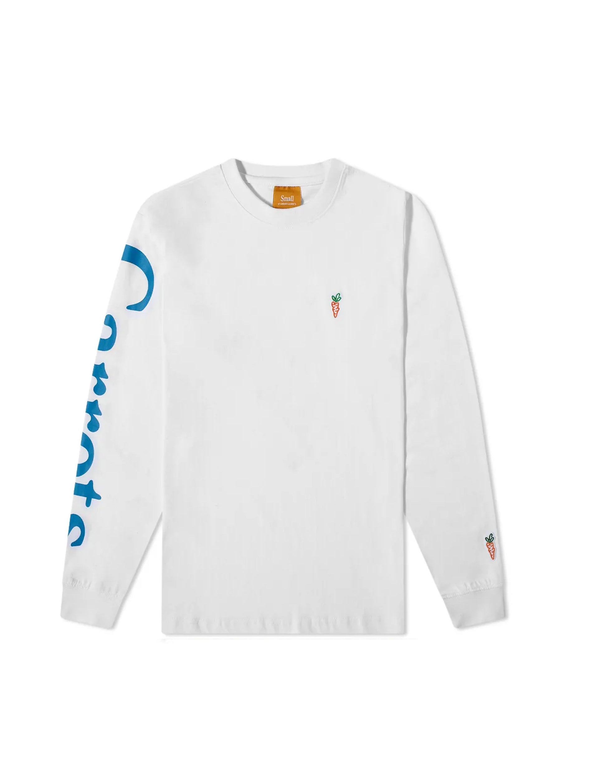 CARROT SIGNATURE L/S TEE WHITE