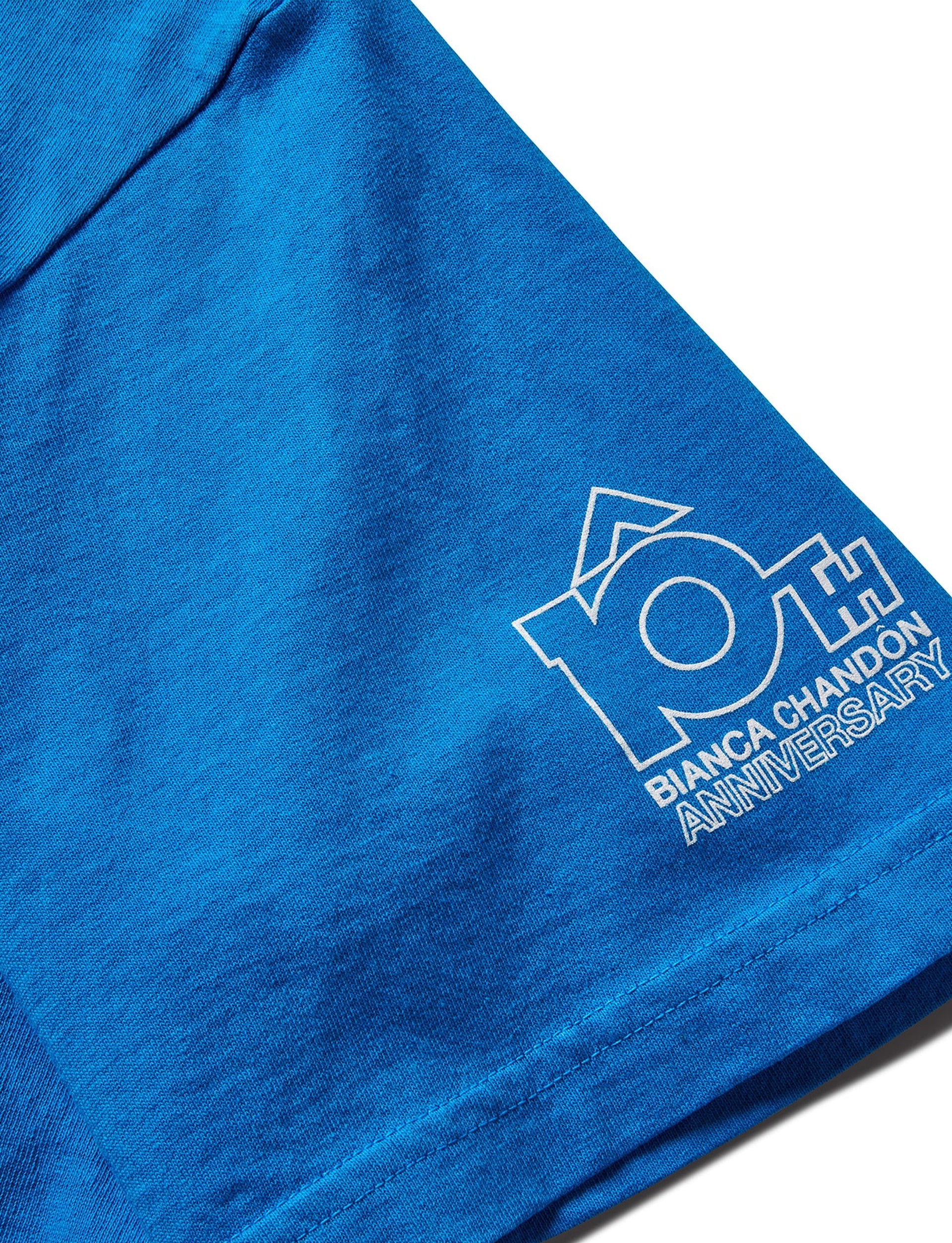 BIANCA CHANDÔN LOVER 10TH ANNIVERSARY T-SHIRT BLUE