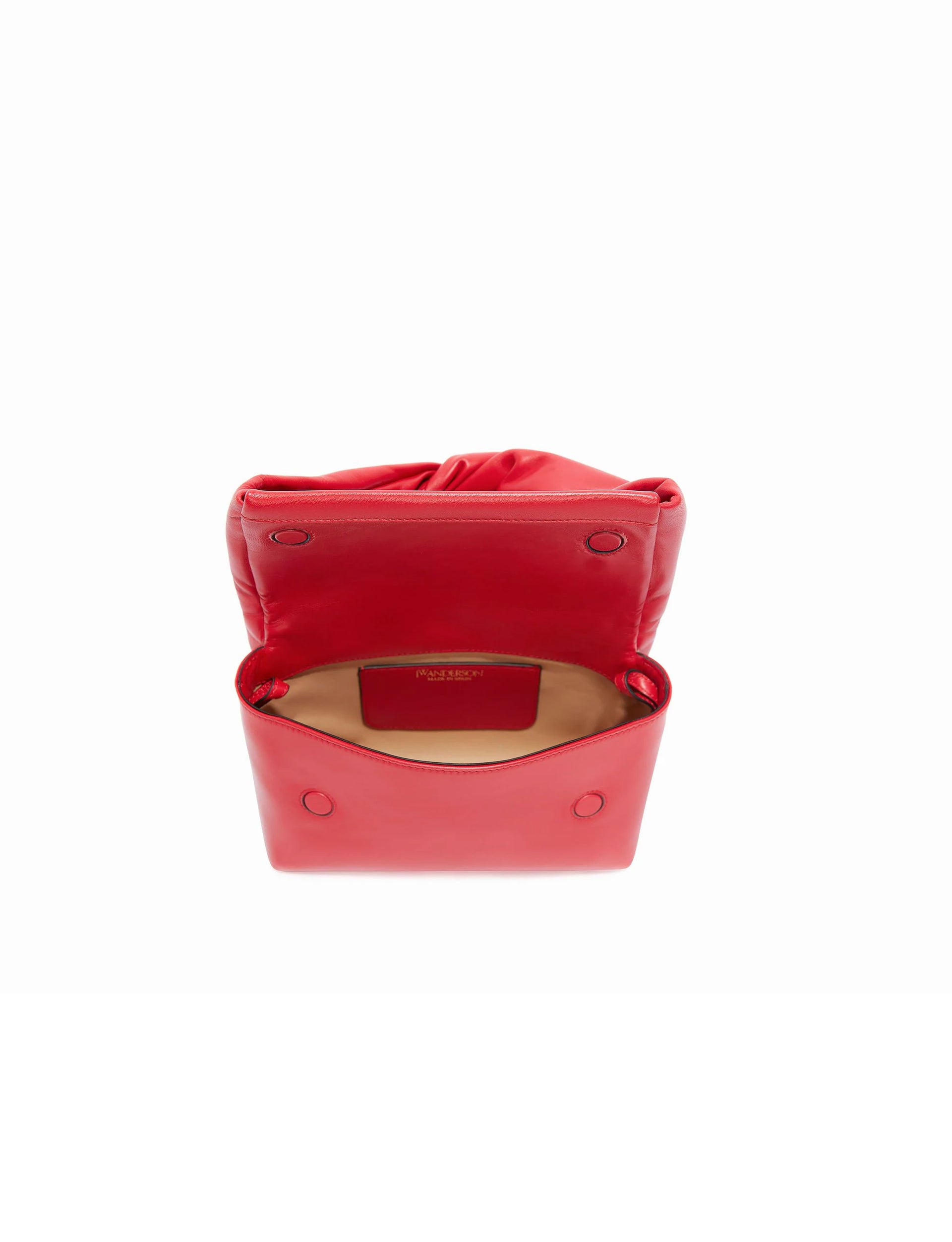 JW ANDERSON MIDI TWISTER BAG RED