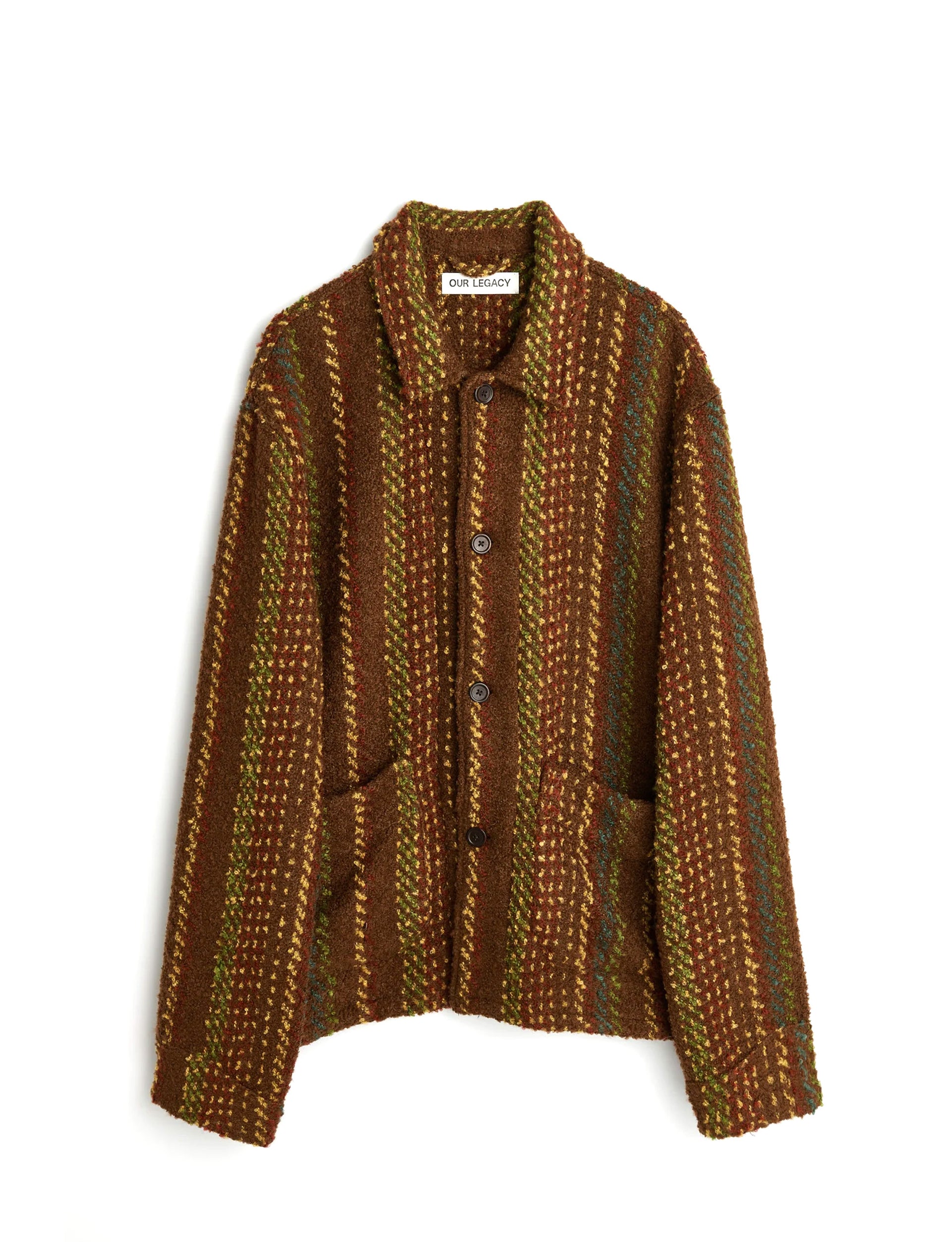 OUR LEGACY ARCHIVE BOX JACKET KALEIDOSCOPE JAZZ WOOL