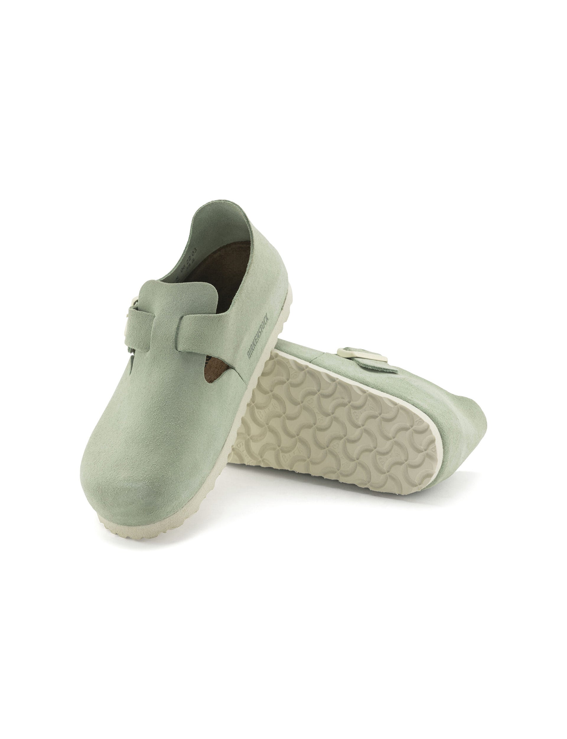 BIRKENSTOCK LONDON SUEDE MATCHA