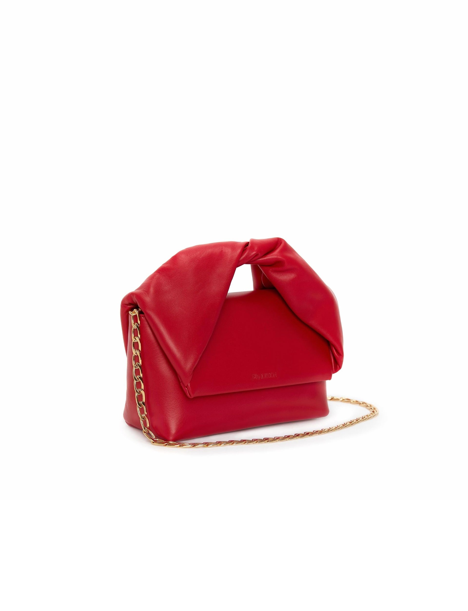 JW ANDERSON MIDI TWISTER BAG RED