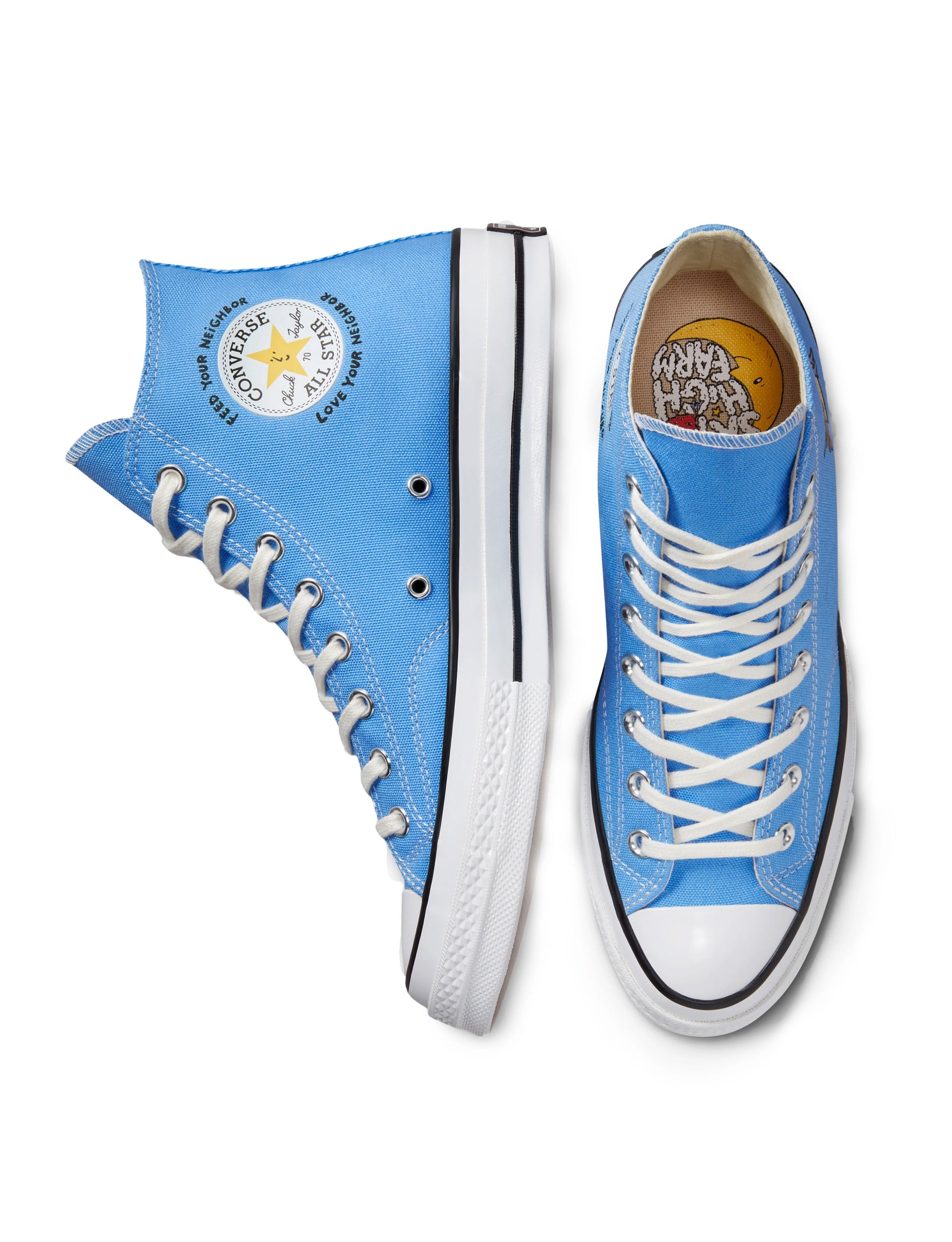 Sky High Farm Workwear x Converse Chuck 70 Hi (University Blue/Multi/White)