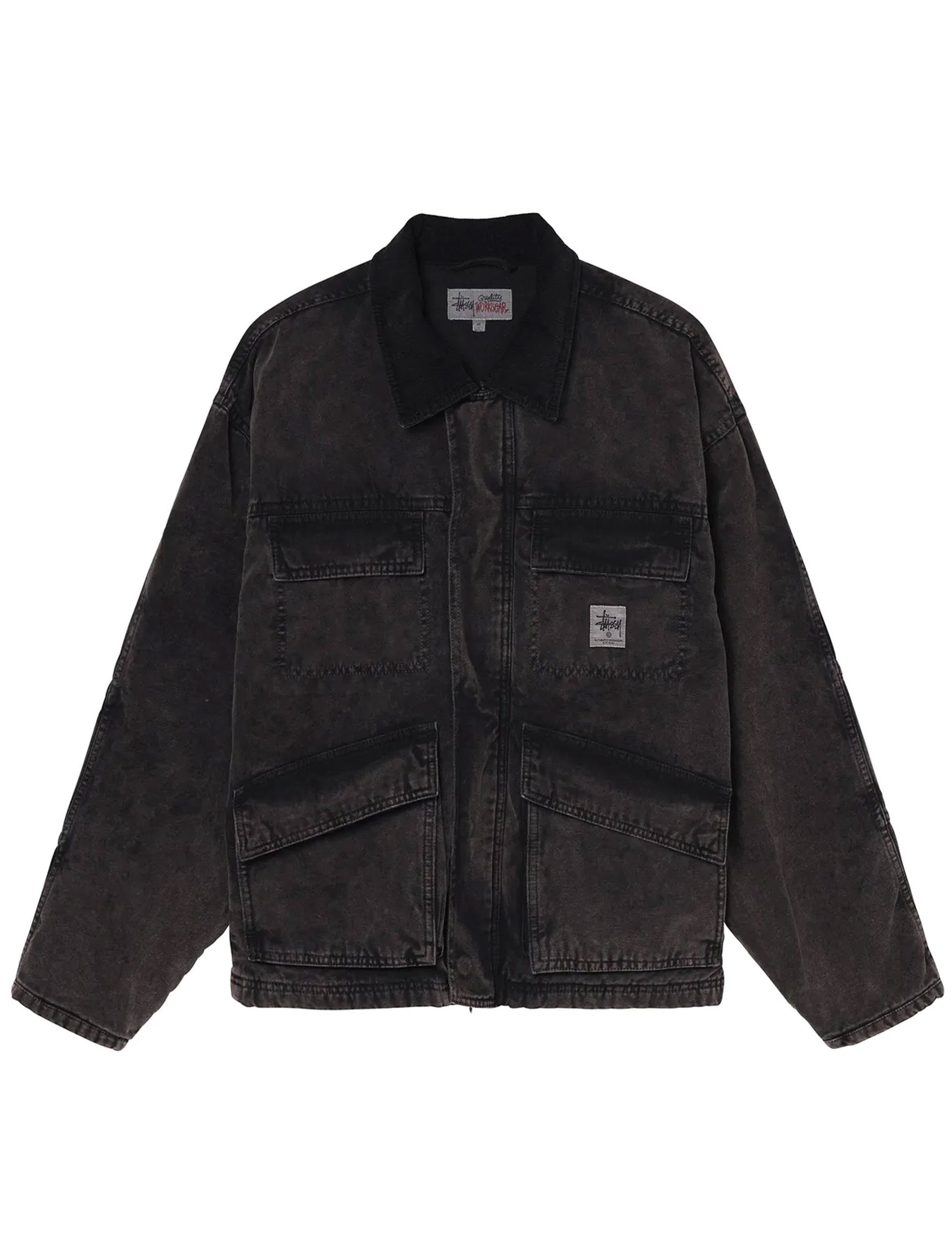 STÜSSY WASHED CANVAS SHOP JACKET