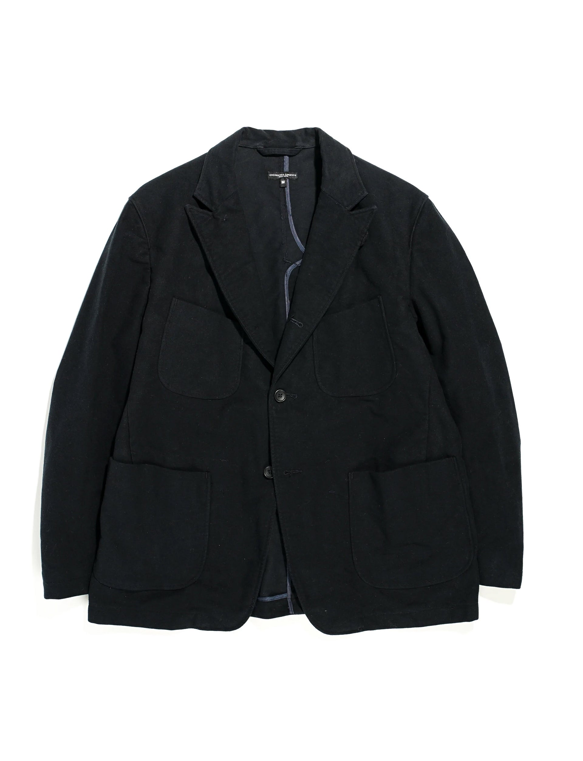 ENGINEERED GARMENTS NB Jacket Dk Navy Cotton Moleskin