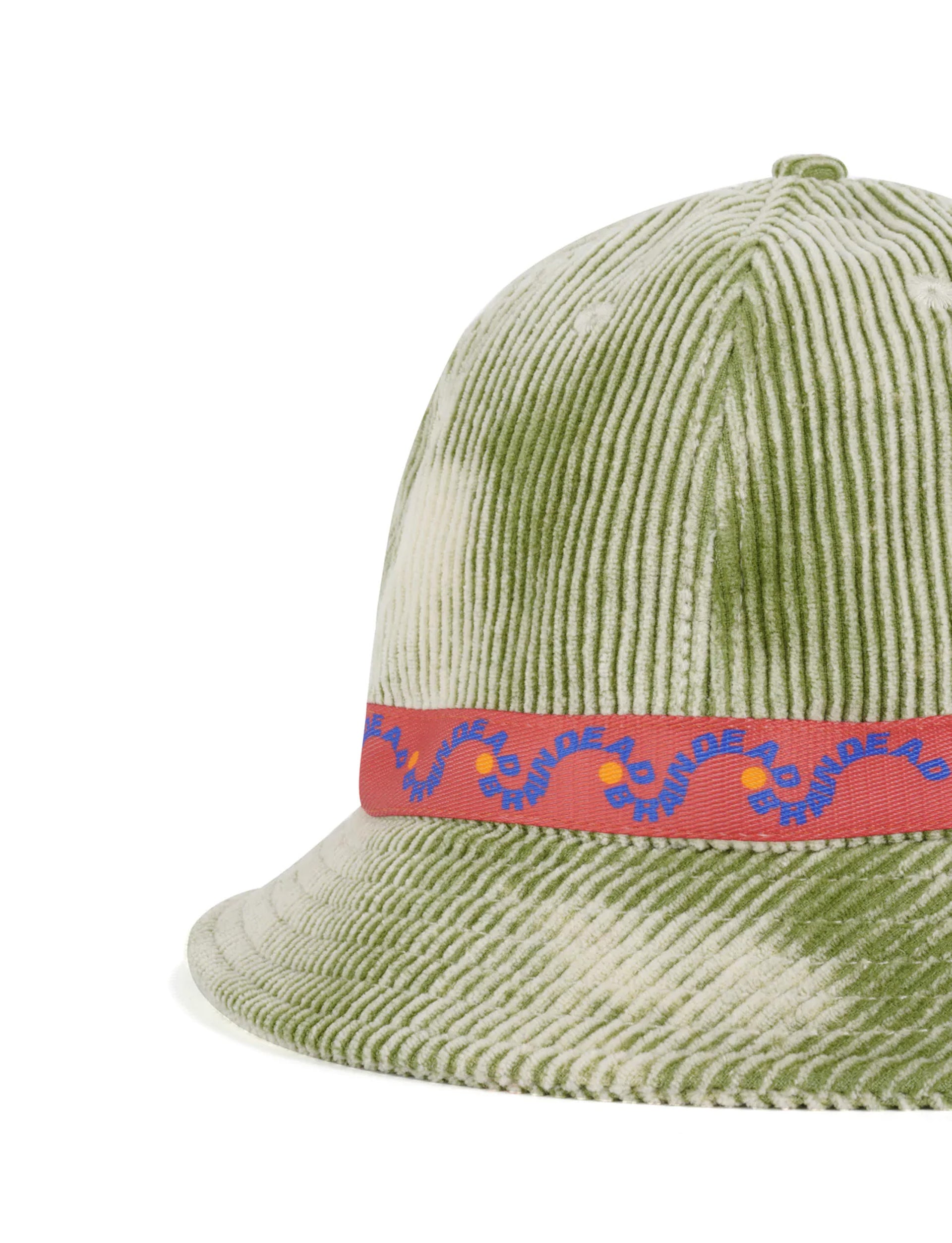 BRAIN DEAD WAVE BELL BUCKET HAT OLIVE