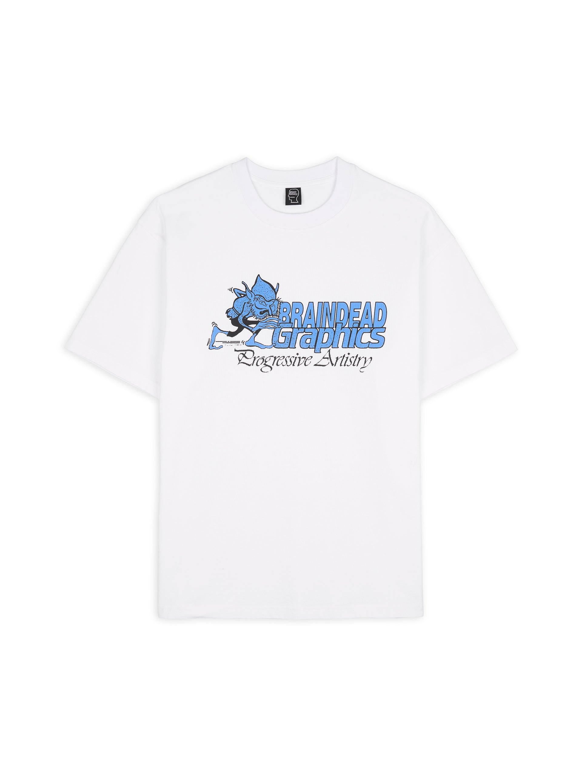 BRAIN DEAD Progressive Artistry T-shirt WHITE