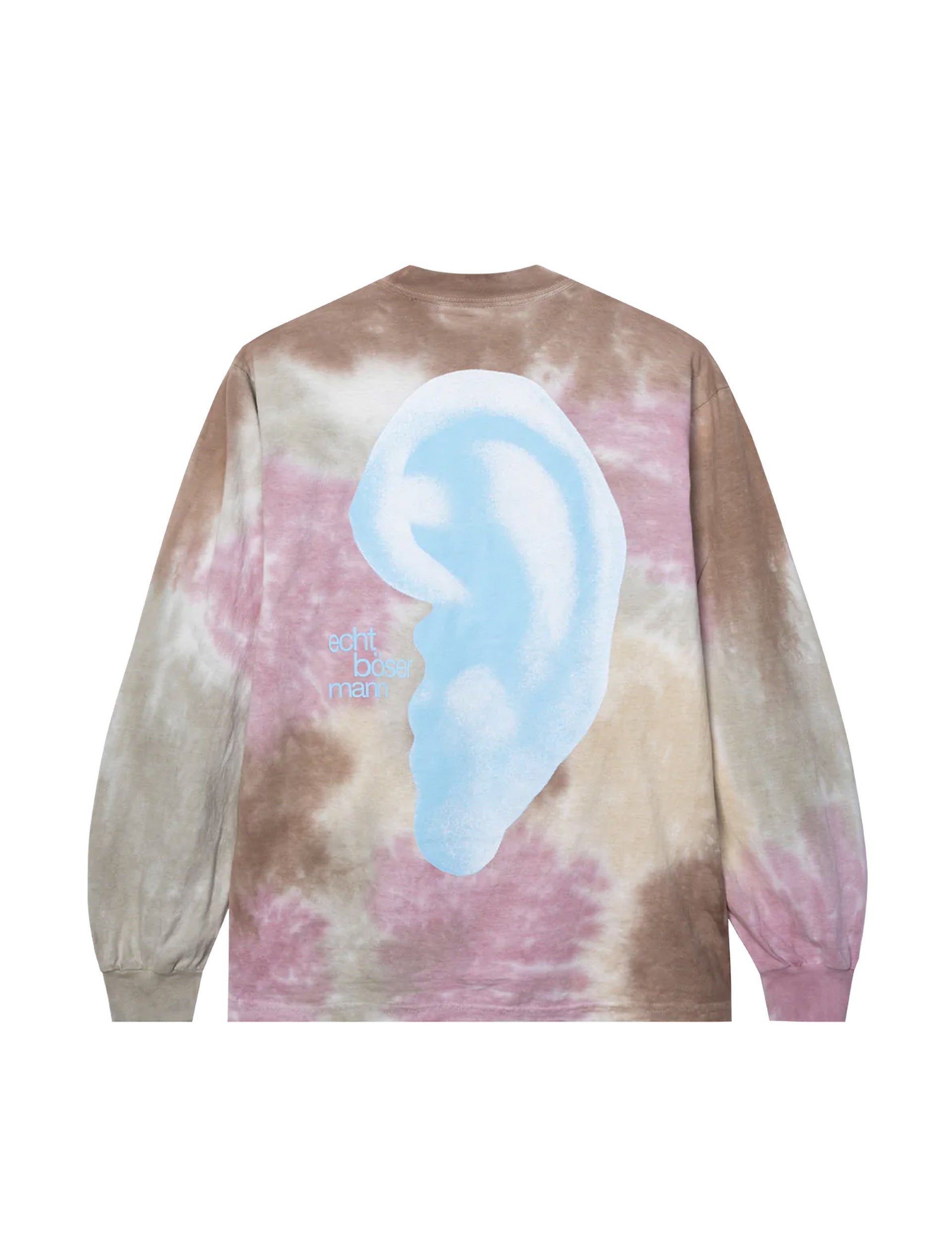 REAL BAD MAN Big Rec Long Sleeve T-Shirt LIZARD TIE DYE